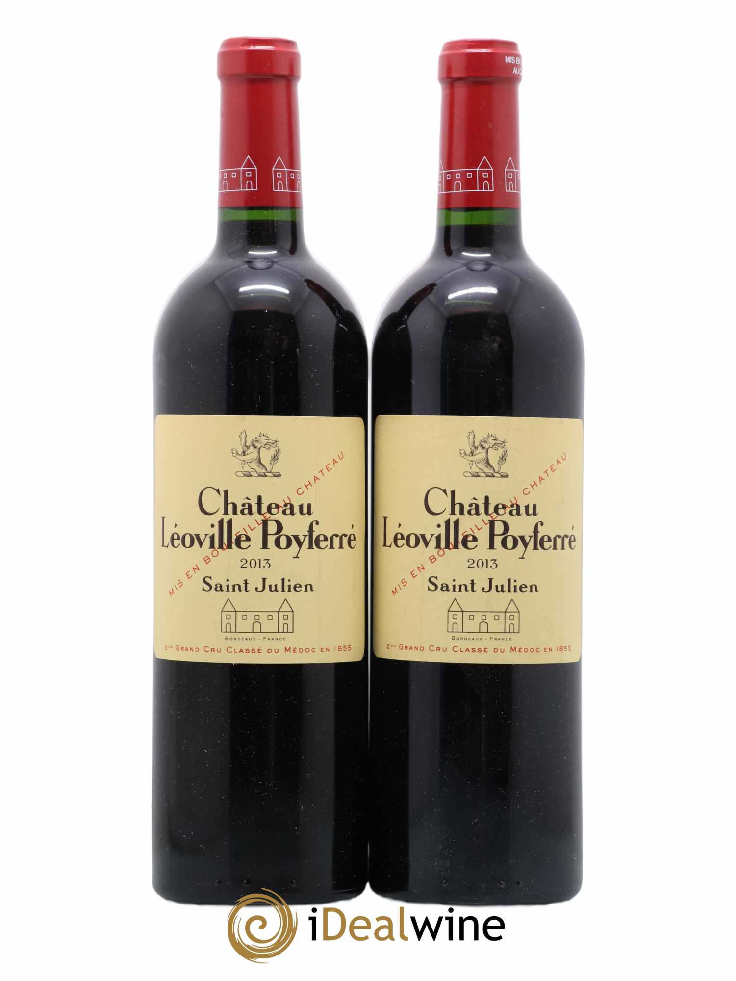 Château Léoville Poyferré 2ème Grand Cru Classé 2013 - Lot de 2 bouteilles - 0