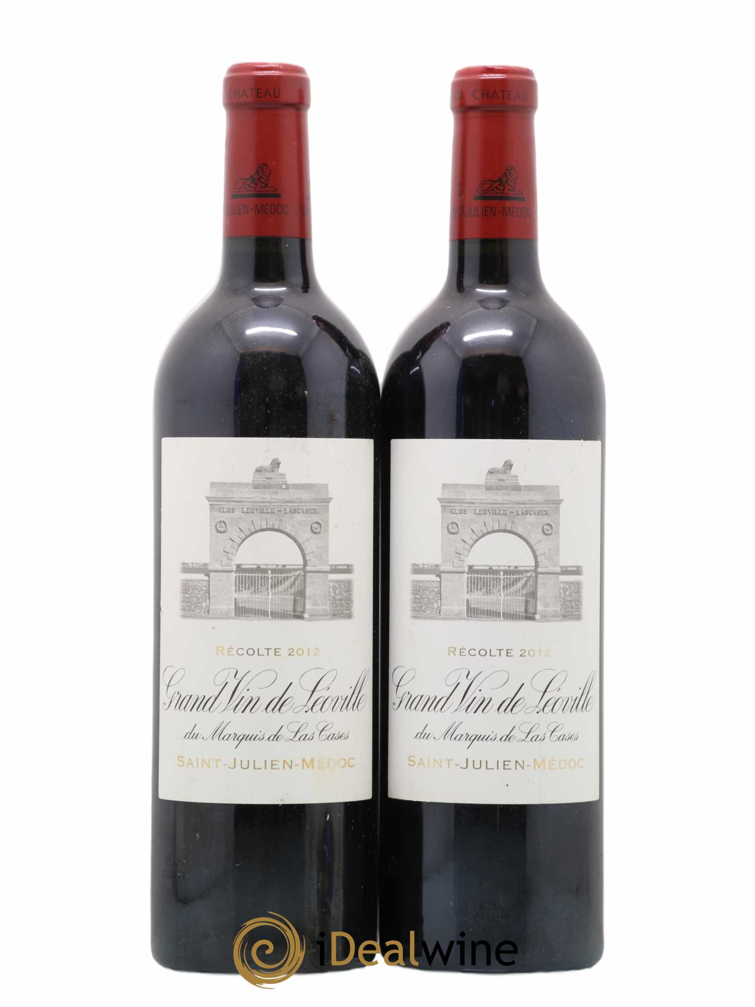 Château Léoville Las Cases 2ème Grand Cru Classé 2012 - Lot de 2 bouteilles - 0
