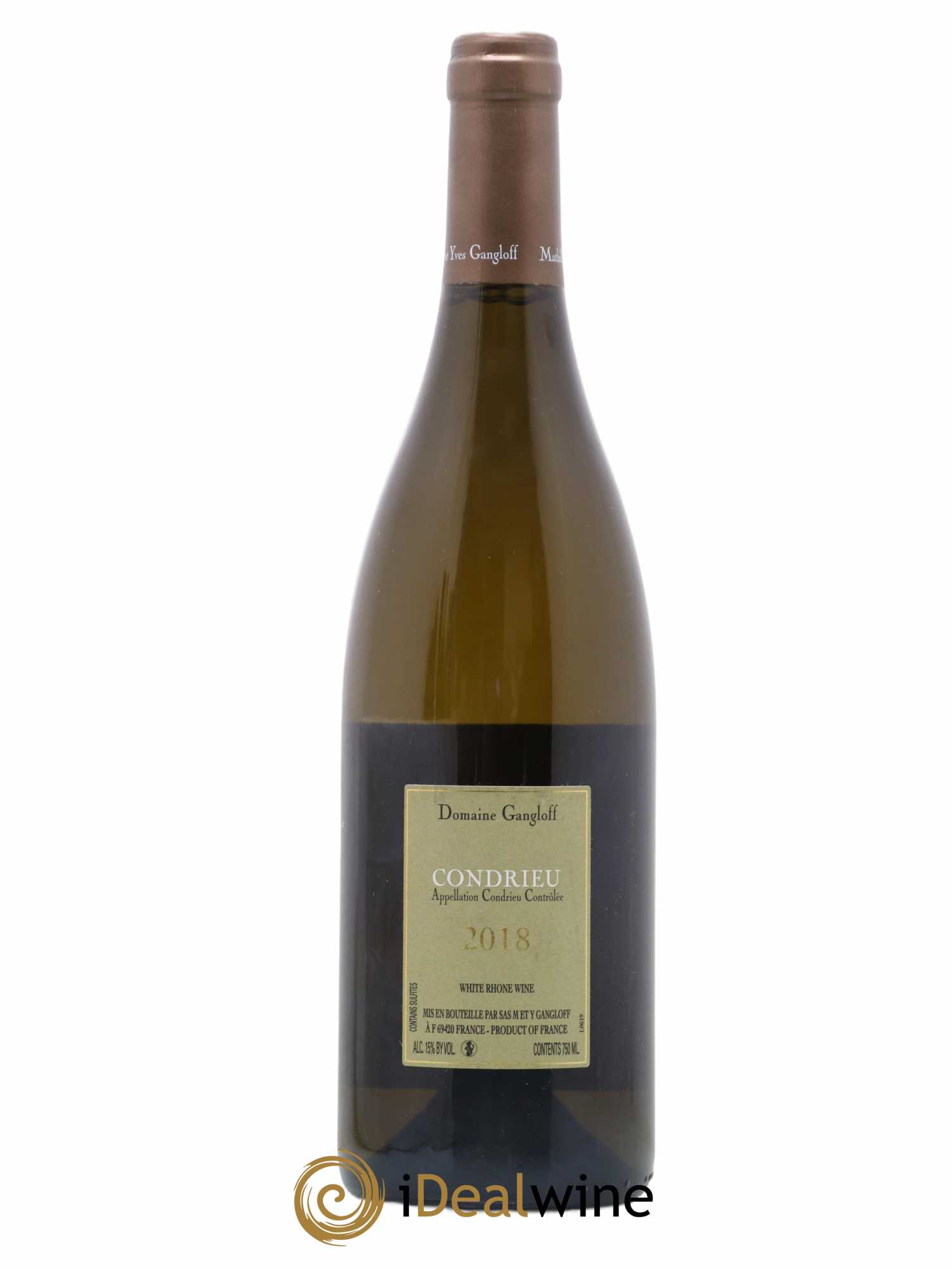 Condrieu Domaine Gangloff (Domaine) 2018 - Lot de 1 bouteille - 1