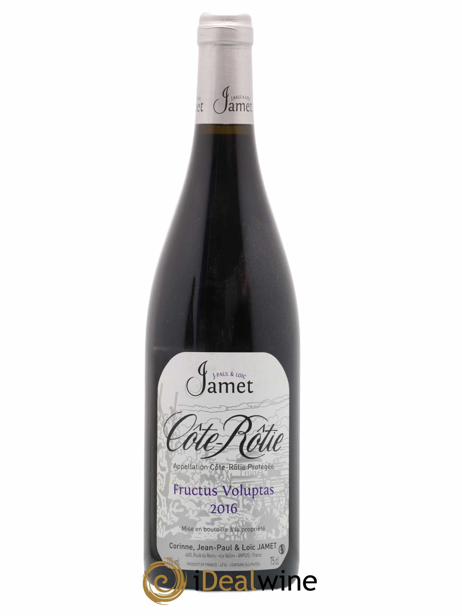 Côte-Rôtie Fructus Voluptas Jamet (Domaine) 2016 - Lot de 1 bouteille - 0