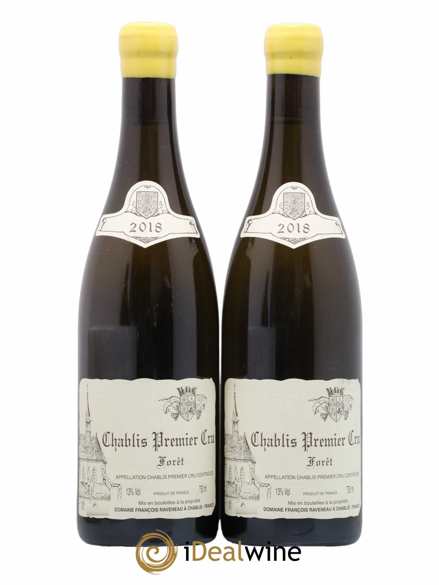 Chablis 1er Cru Forêt Raveneau (Domaine) 2018 - Lot de 2 bouteilles - 0