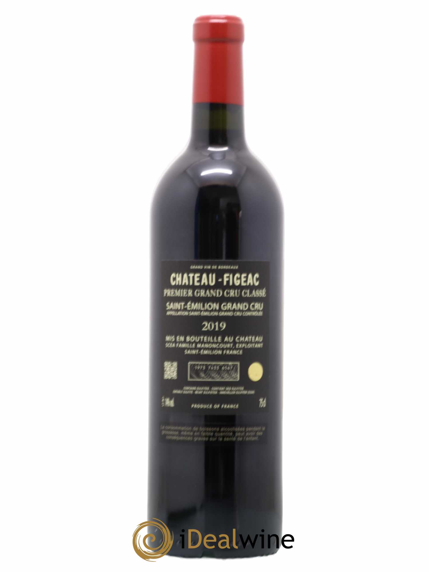 Château Figeac 1er Grand Cru Classé A 2019 - Lot de 1 bouteille - 1