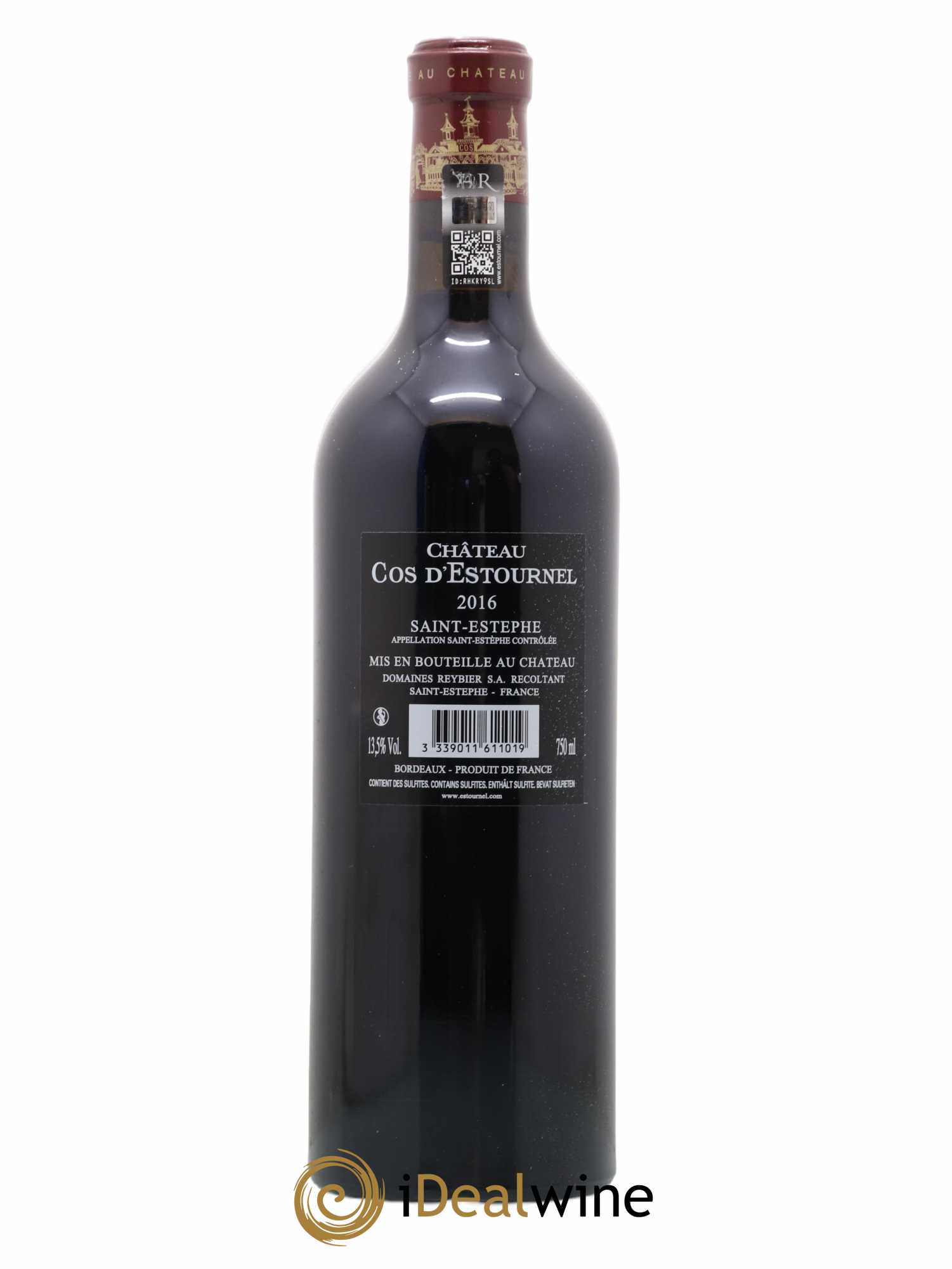 Cos d'Estournel 2ème Grand Cru Classé 2016 - Lot de 1 bouteille - 1