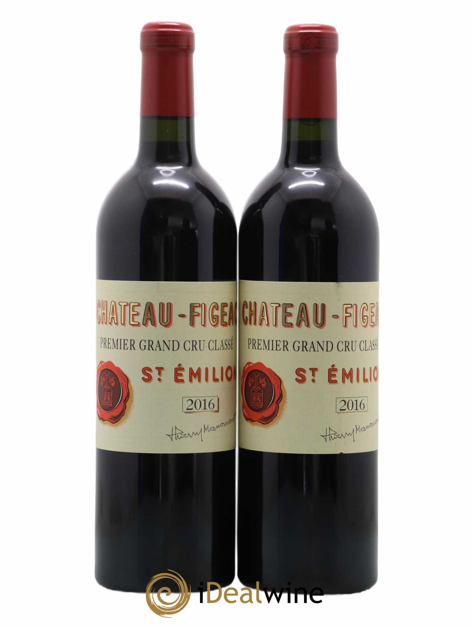 Château Figeac 1er Grand Cru Classé A 2016 - Lot de 2 bouteilles - 0
