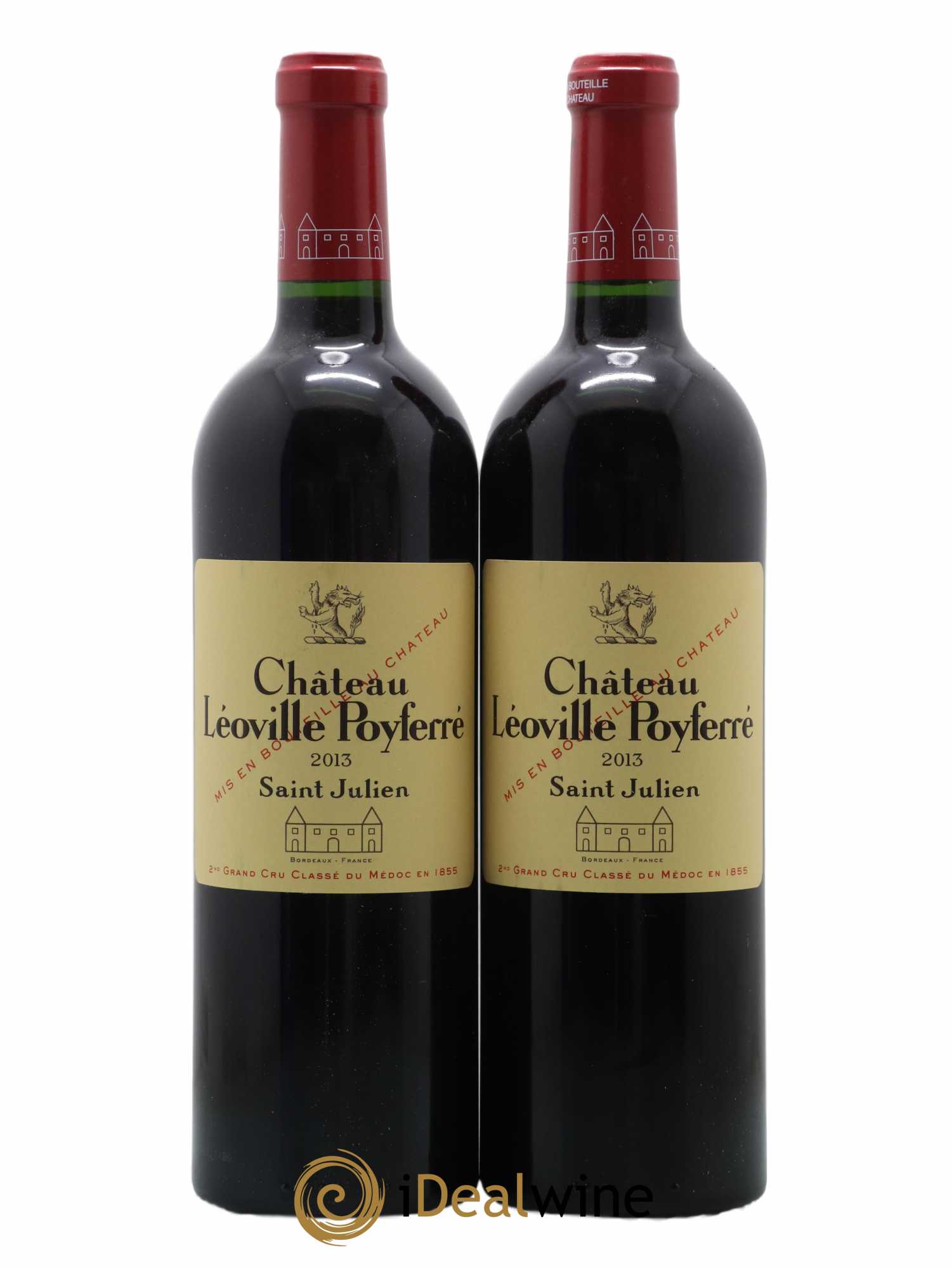 Château Léoville Poyferré 2ème Grand Cru Classé 2013 - Lot de 2 bouteilles - 0