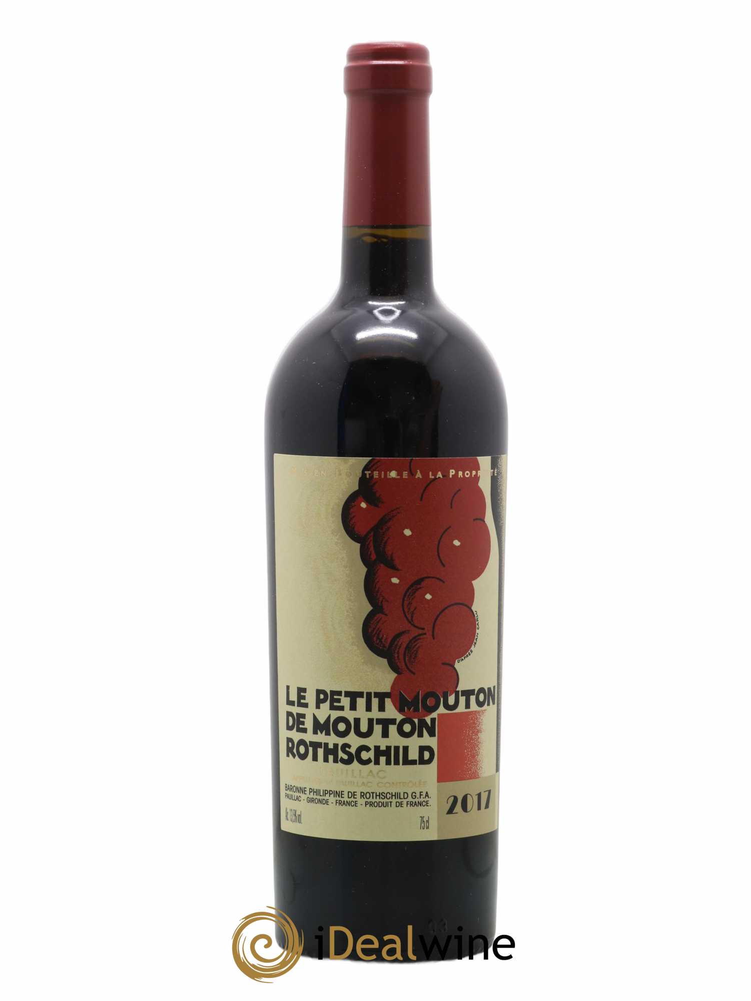 Petit Mouton Second Vin 2017 - Lot of 1 bottle - 0