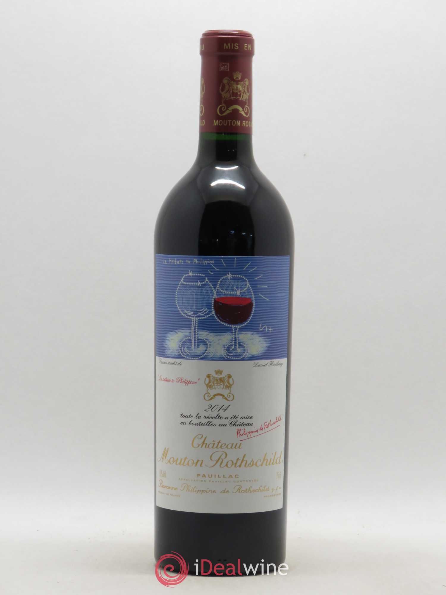 Château Mouton Rothschild 1er Grand Cru Classé 2014 - Lot de 1 bouteille - 0