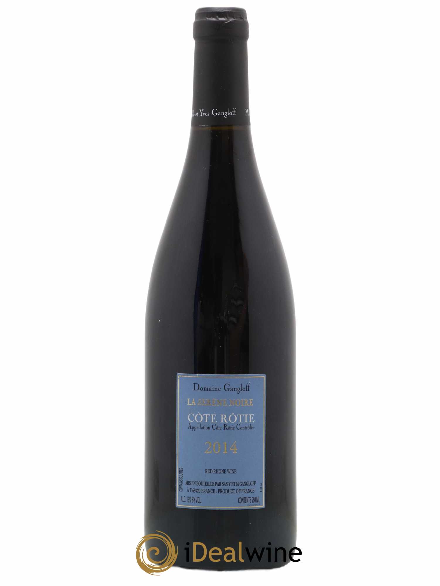 Côte-Rôtie La Sereine Noire Gangloff (Domaine) 2014 - Lot of 1 bottle - 1