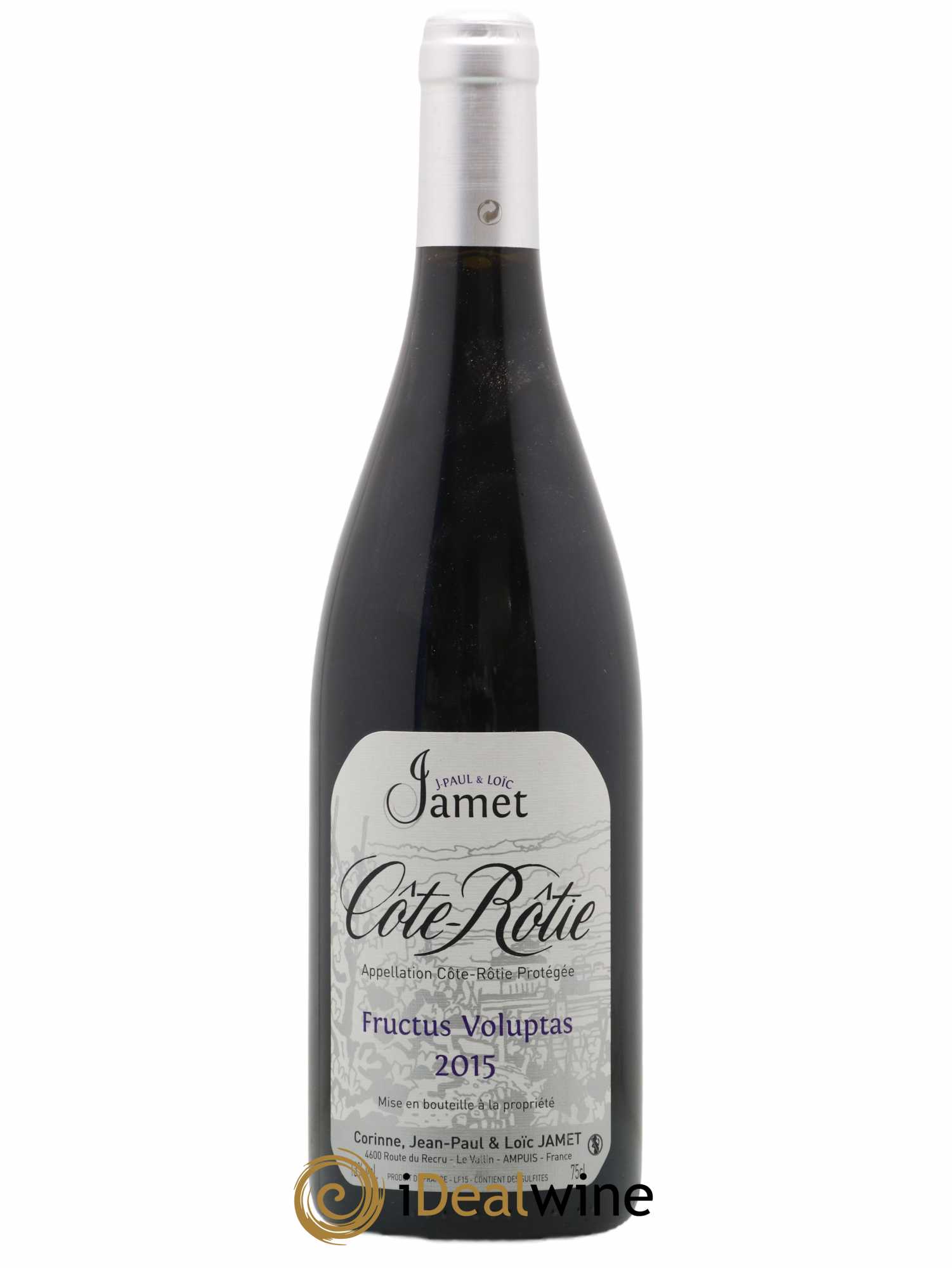 Côte-Rôtie Fructus Voluptas Jamet (Domaine) 2015 - Lot de 1 bouteille - 0