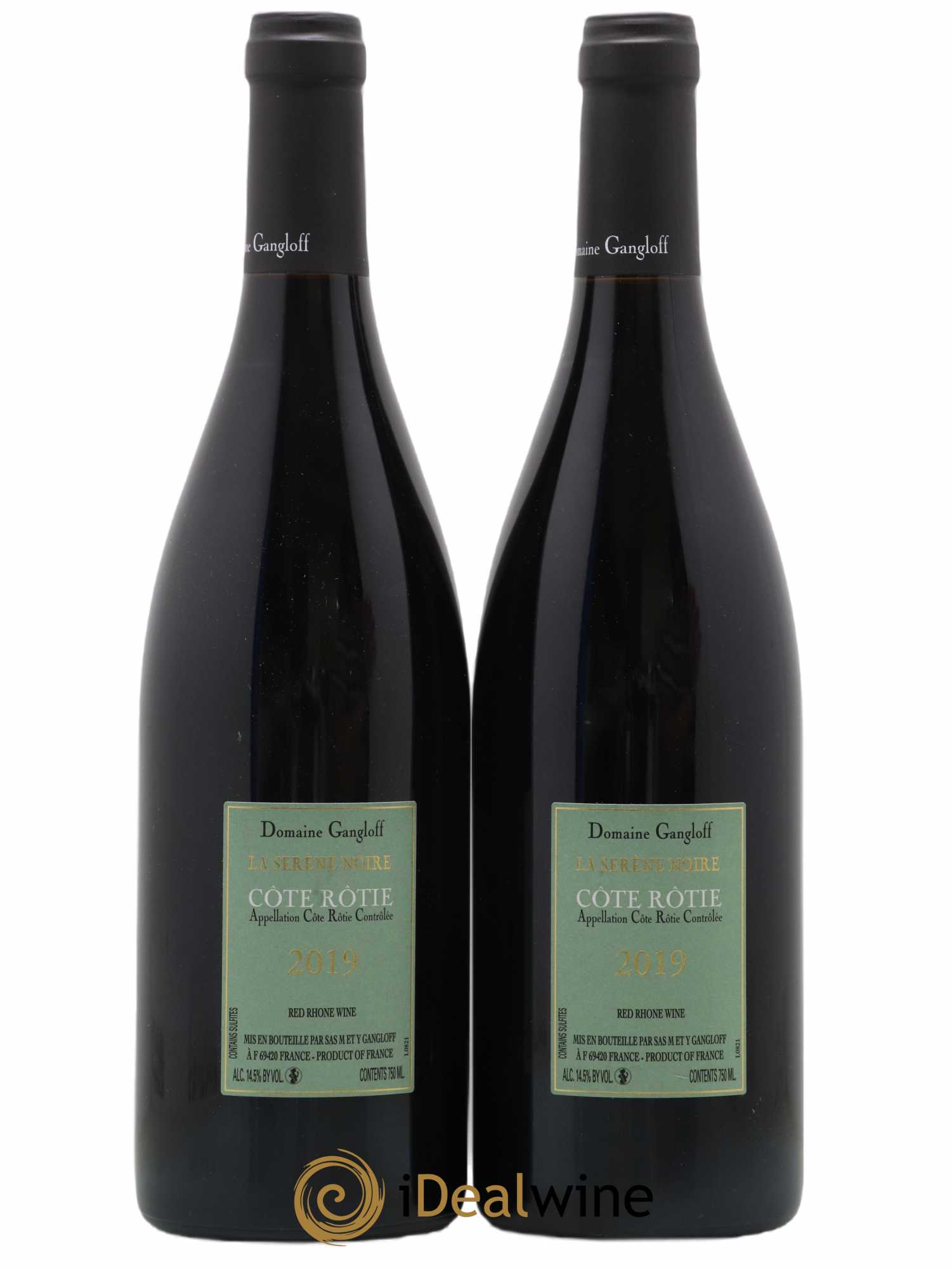 Côte-Rôtie La Sereine Noire Gangloff (Domaine) 2019 - Lot de 2 bouteilles - 1