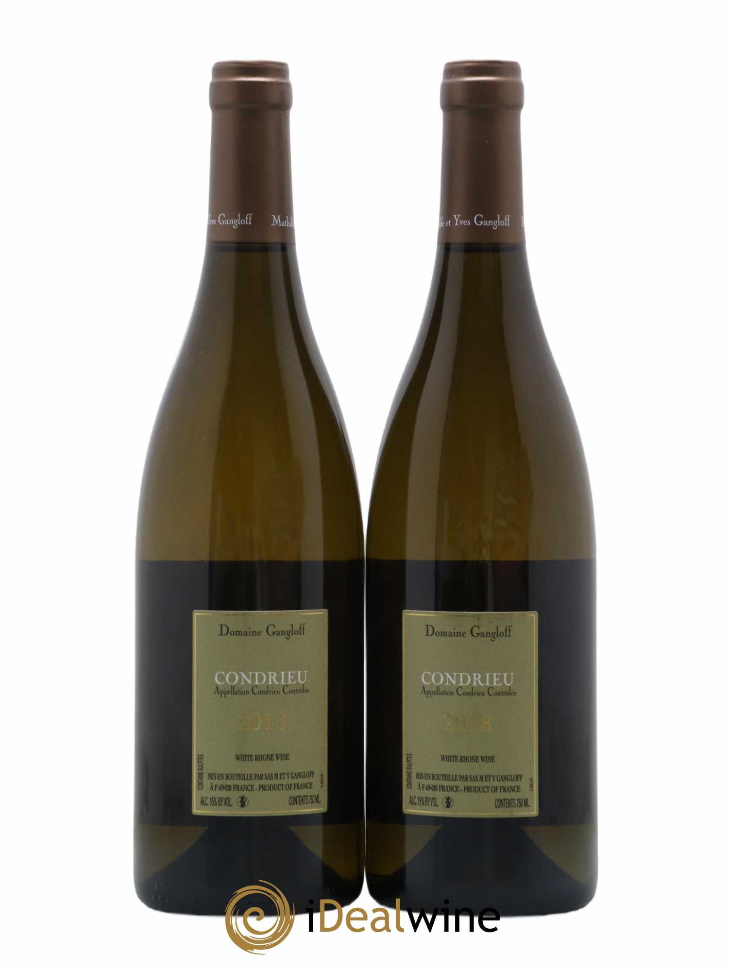 Condrieu Domaine Gangloff (Domaine) 2018 - Lot de 2 bouteilles - 1
