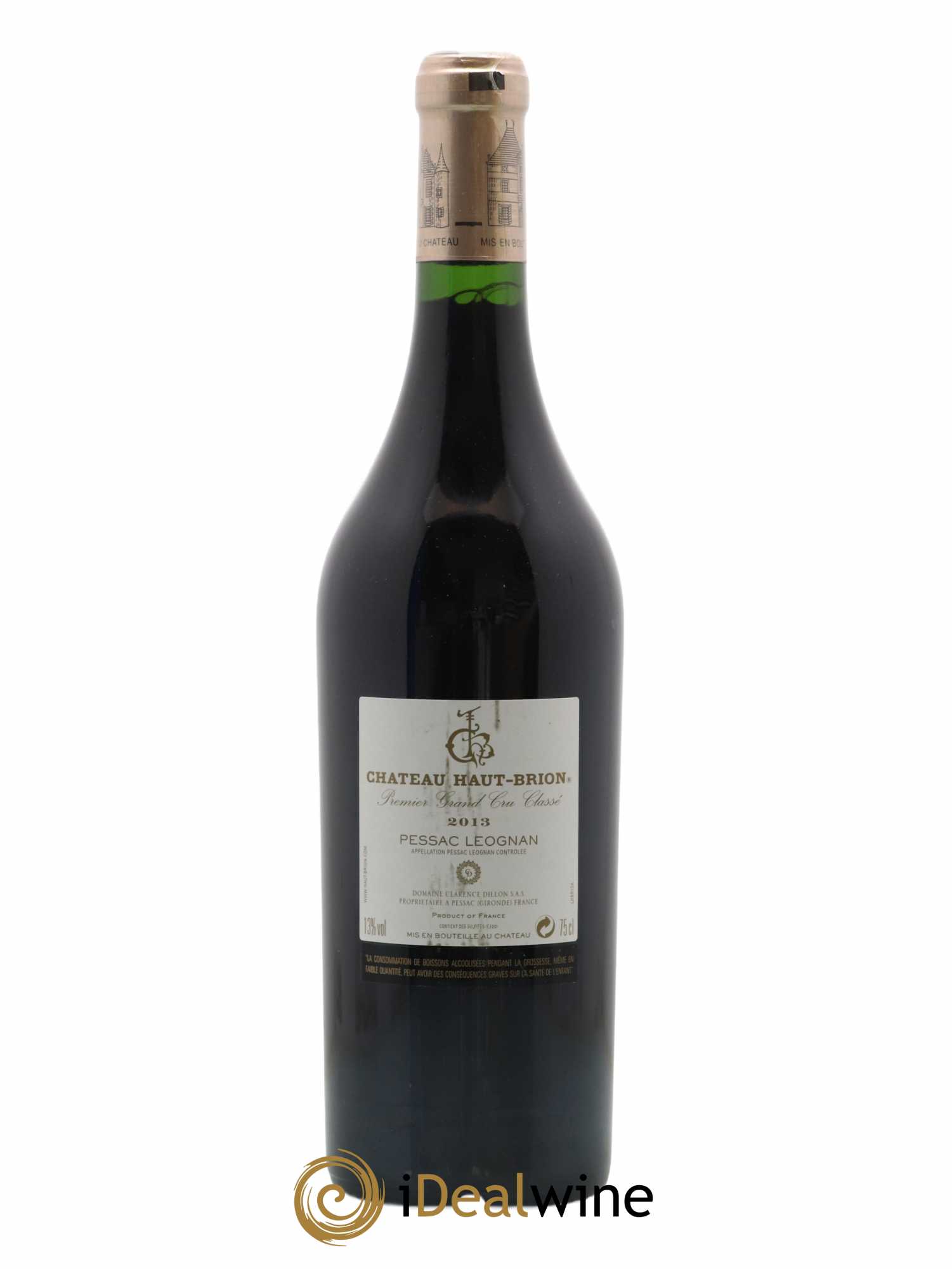 Château Haut Brion 1er Grand Cru Classé 2013 - Lot de 1 bouteille - 1