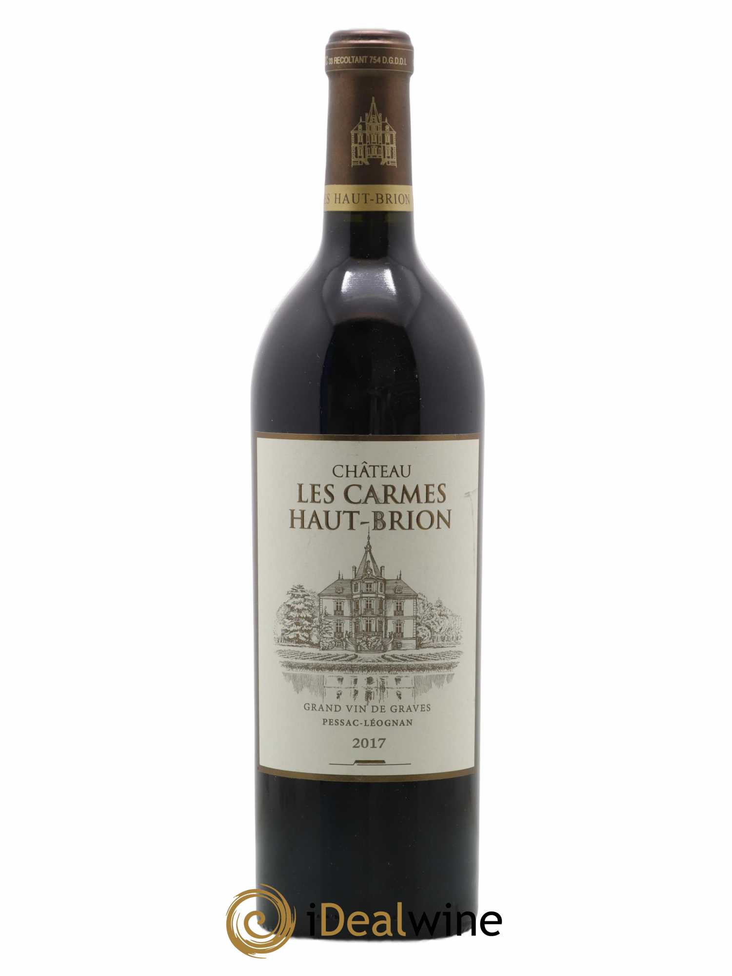 Château Les Carmes Haut-Brion 2017 - Lot de 1 bouteille - 0