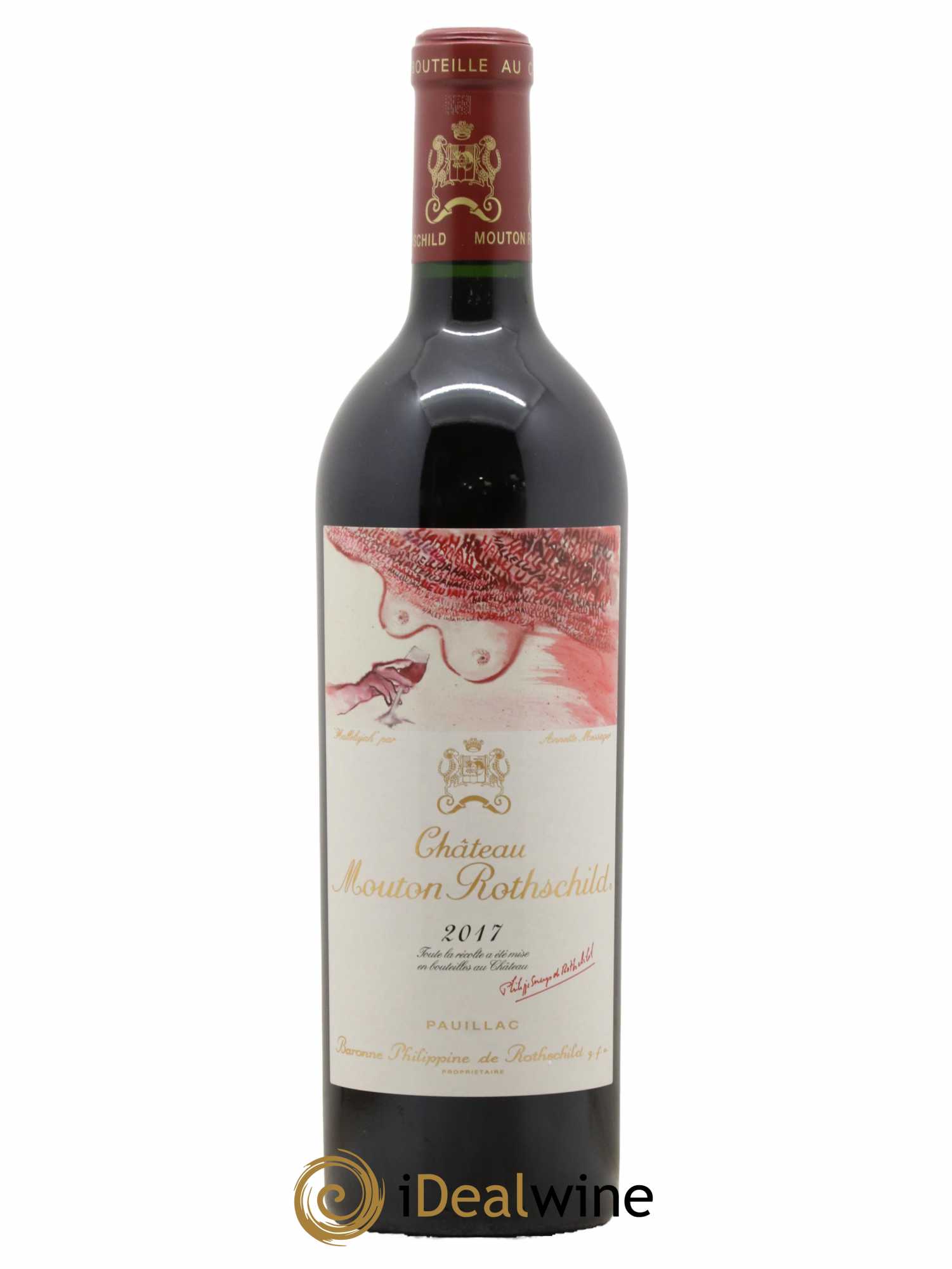 Château Mouton Rothschild 1er Grand Cru Classé 2017 - Lot de 1 bouteille - 0