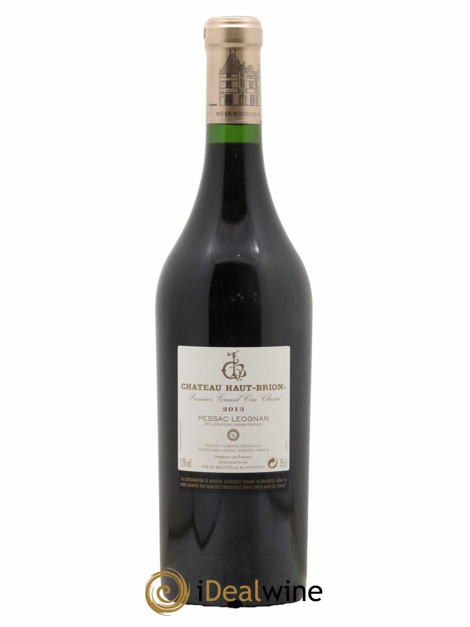 Château Haut Brion 1er Grand Cru Classé 2013 - Lot de 1 bouteille - 1