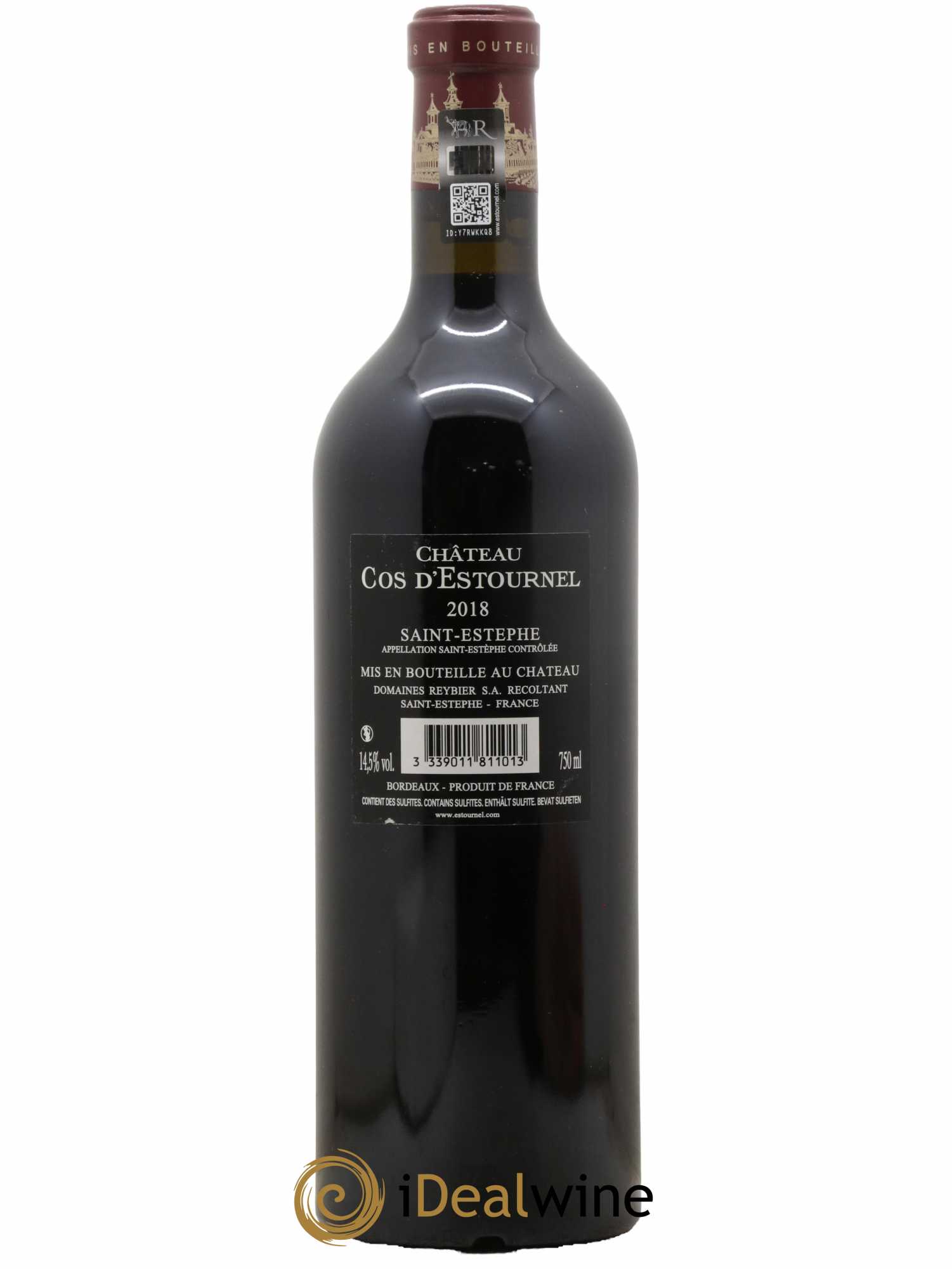 Cos d'Estournel 2ème Grand Cru Classé 2018 - Lot de 1 bouteille - 1