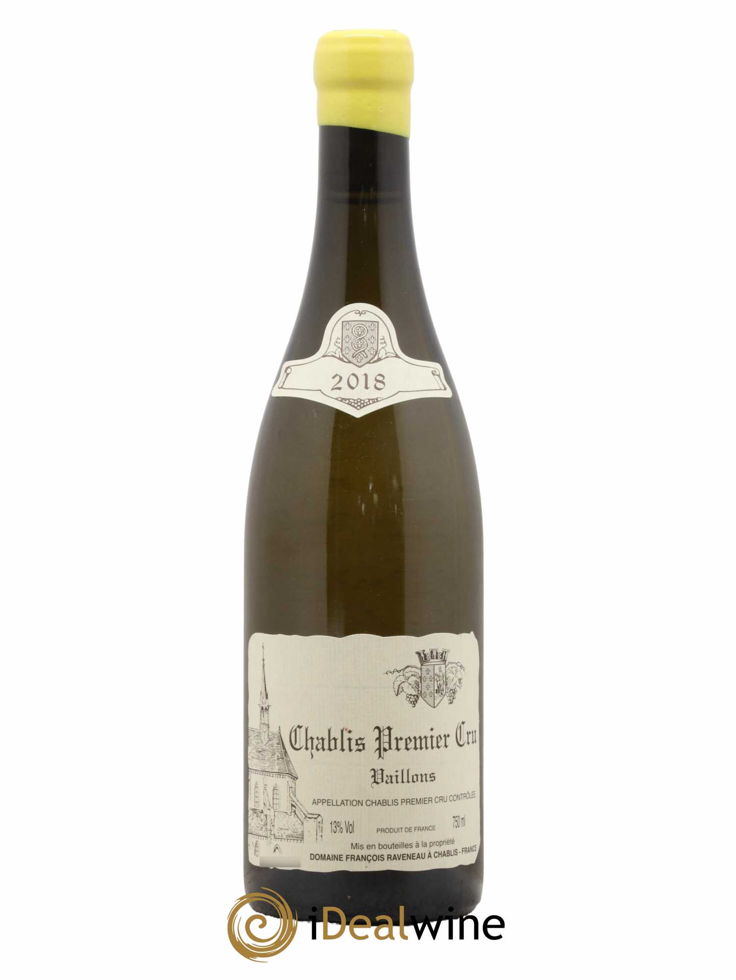 Chablis 1er Cru Vaillons Raveneau (Domaine) 2018 - Lot de 1 bouteille - 0