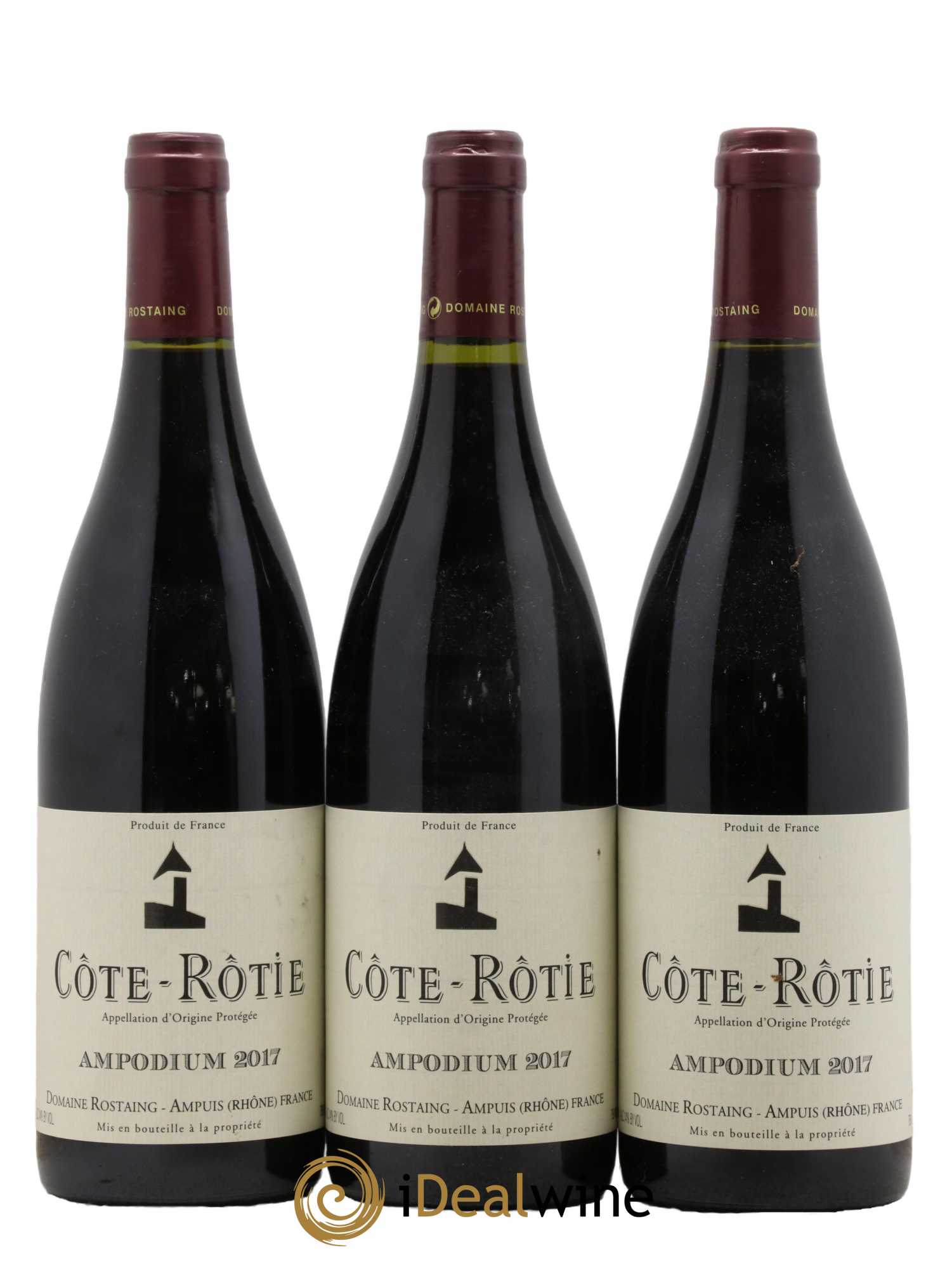 Côte-Rôtie Ampodium René Rostaing 2017 - Lotto di 3 bottiglie - 0