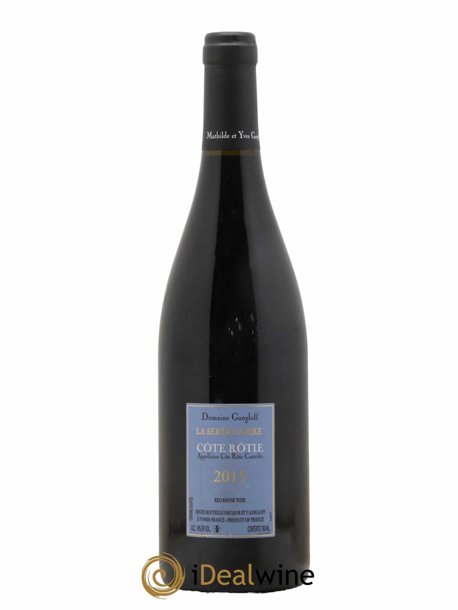 Côte-Rôtie La Sereine Noire Gangloff (Domaine) 2015 - Lot de 1 bouteille - 1