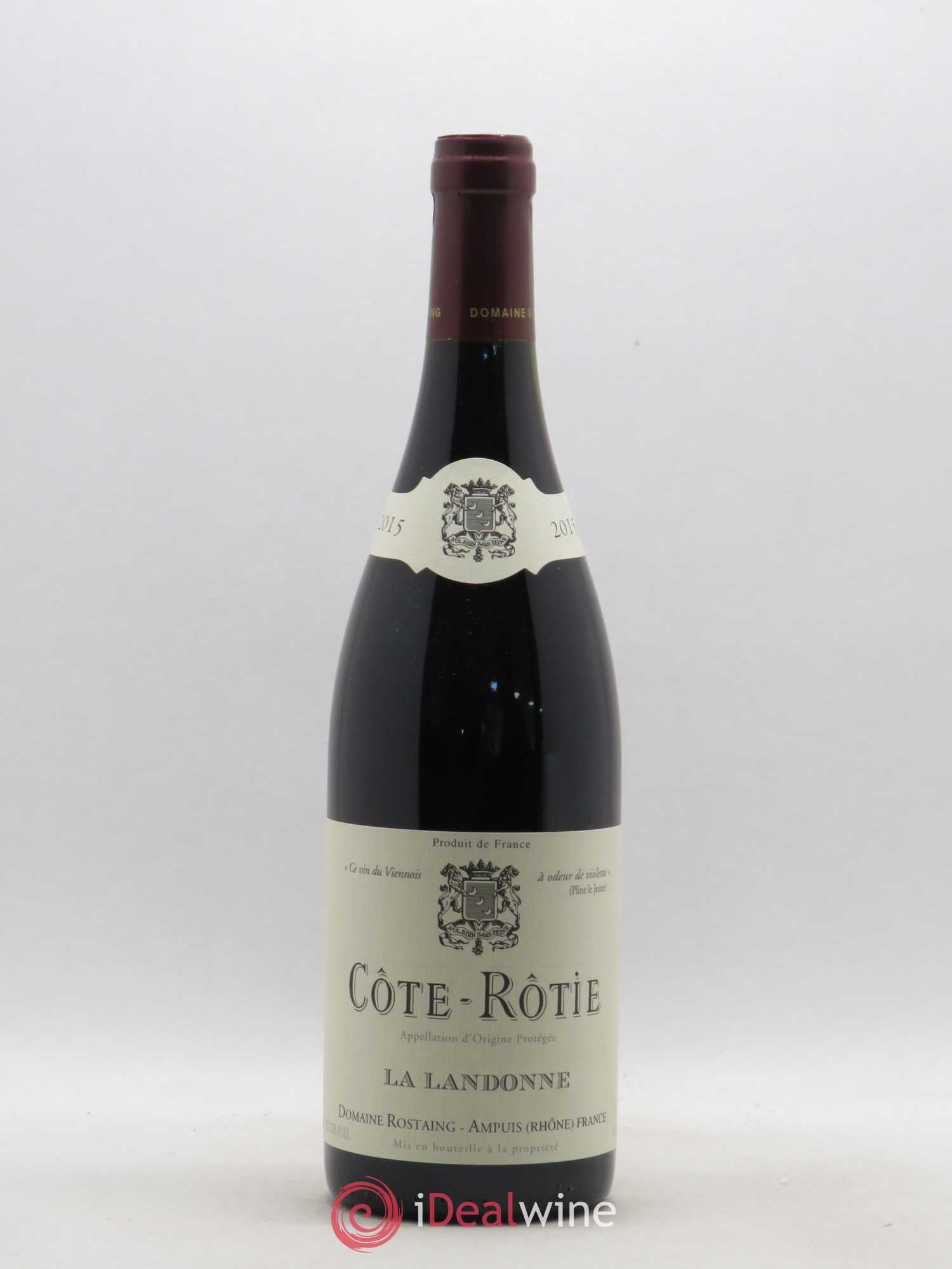 Côte-Rôtie La Landonne René Rostaing 2015 - Lot de 1 bouteille - 0