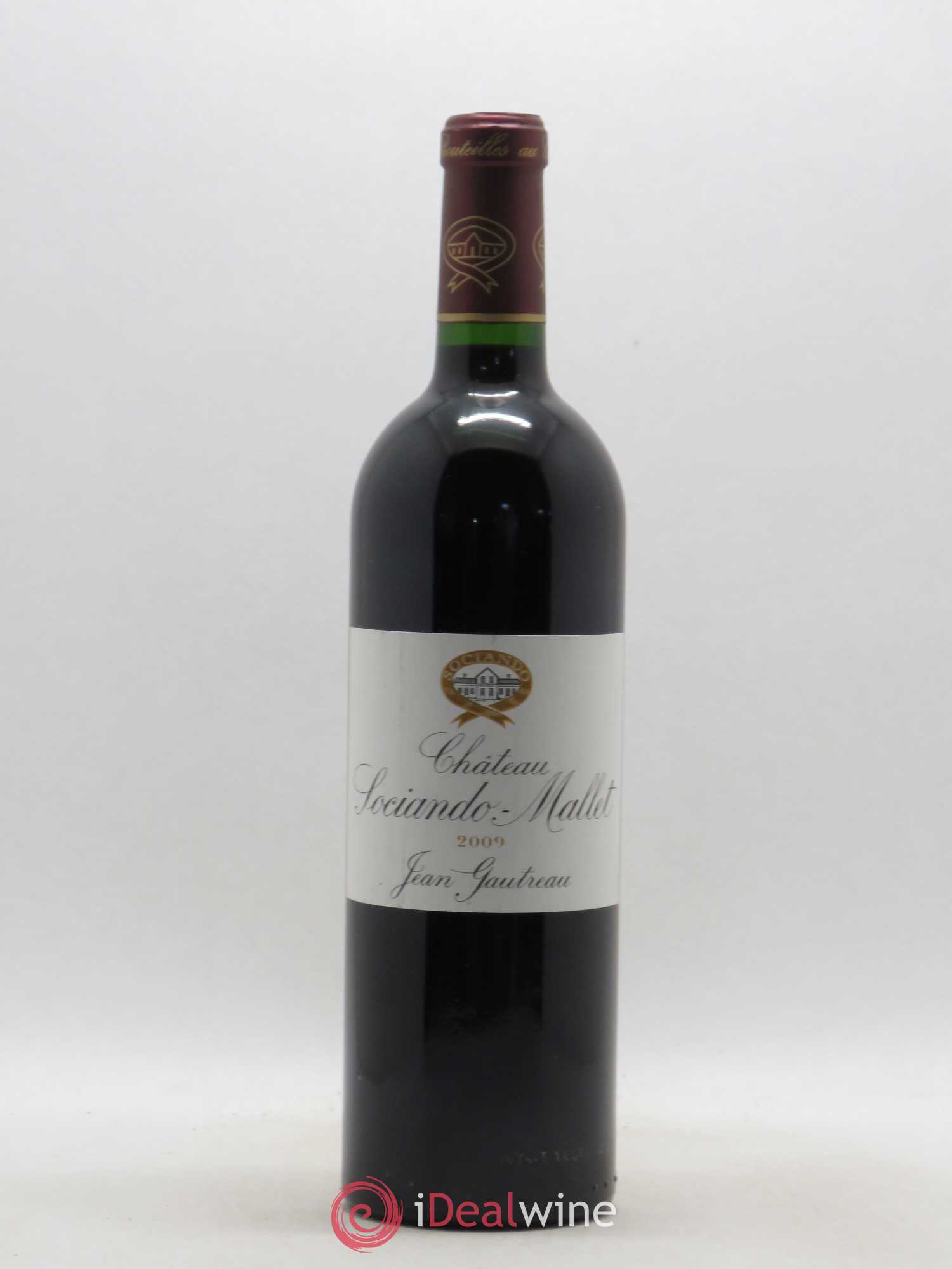 Château Sociando Mallet 2009 - Lot de 1 bouteille - 0