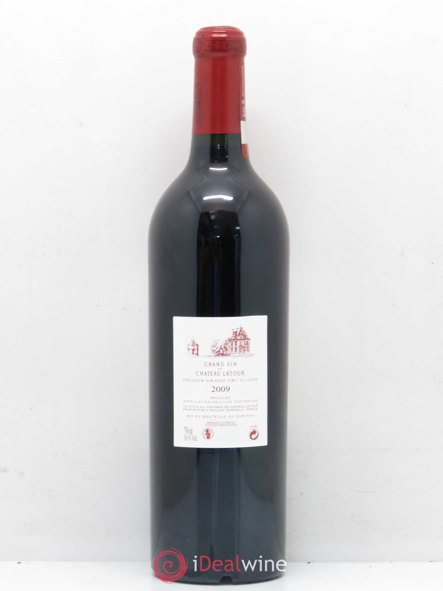 Château Latour 1er Grand Cru Classé 2009 - Lot de 1 bouteille - 1