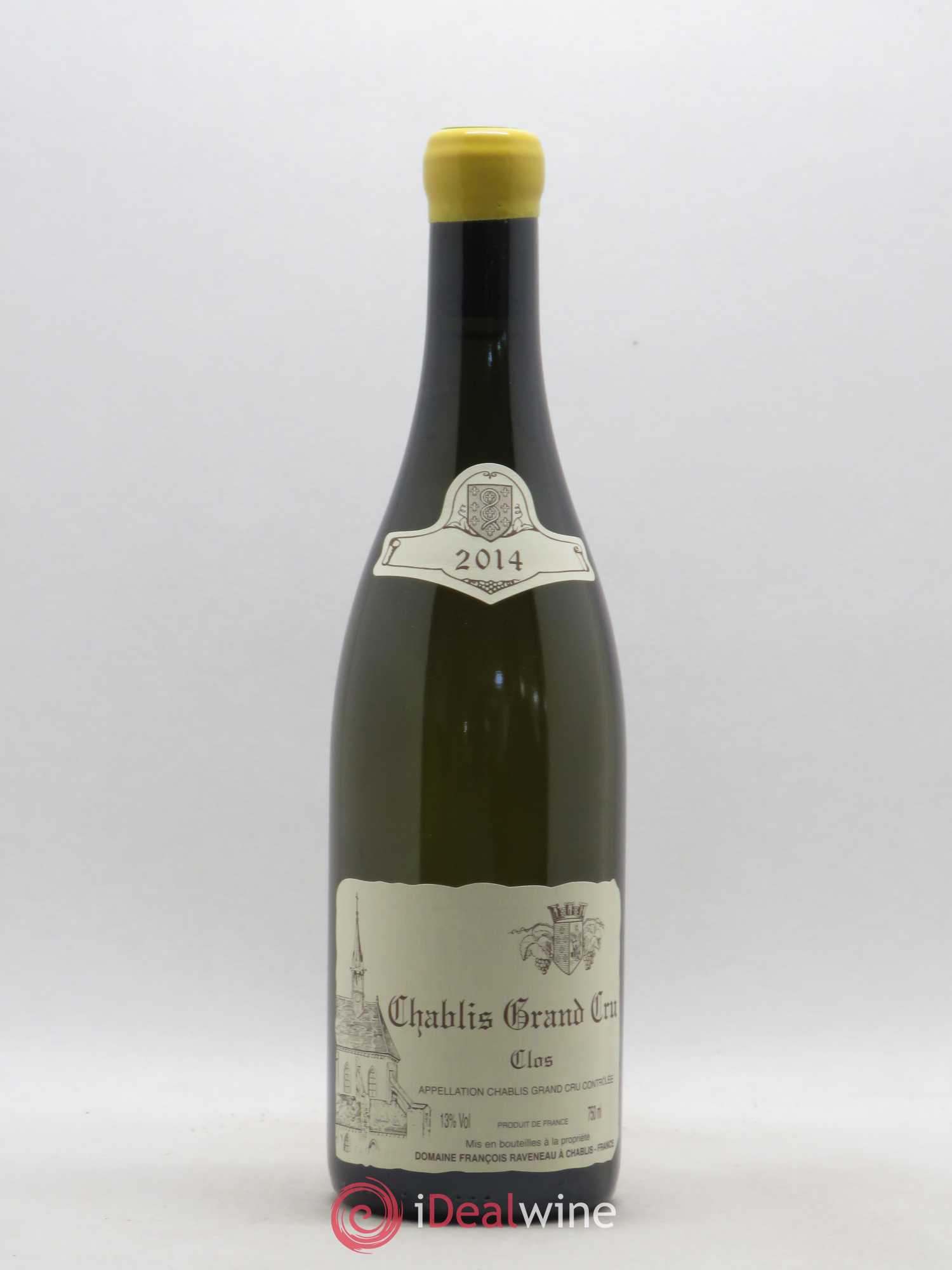Chablis Grand Cru Clos Raveneau (Domaine) 2014 - Lot de 1 bouteille - 0