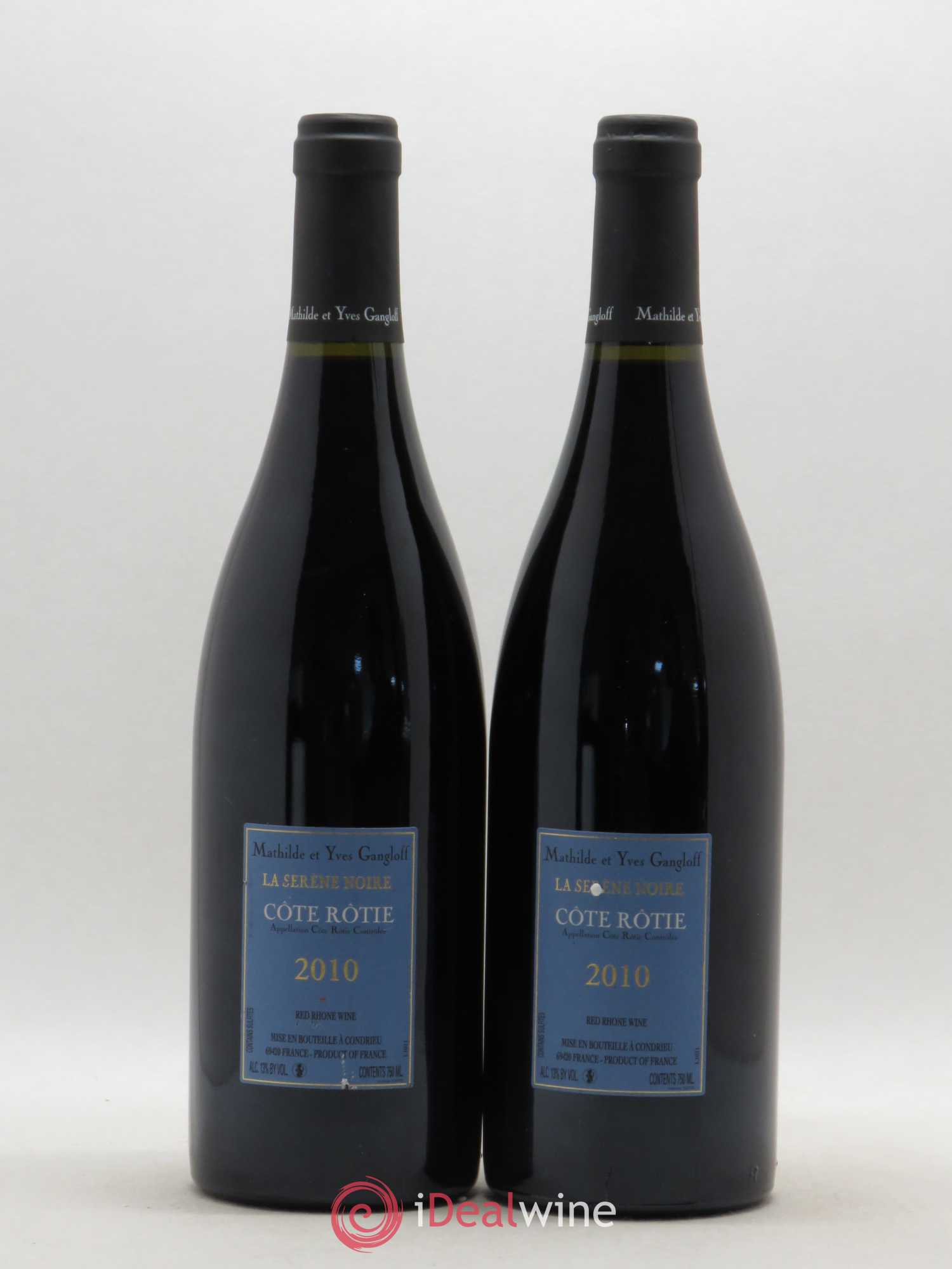 Côte-Rôtie La Sereine Noire Gangloff (Domaine) 2010 - Lot de 2 bouteilles - 1