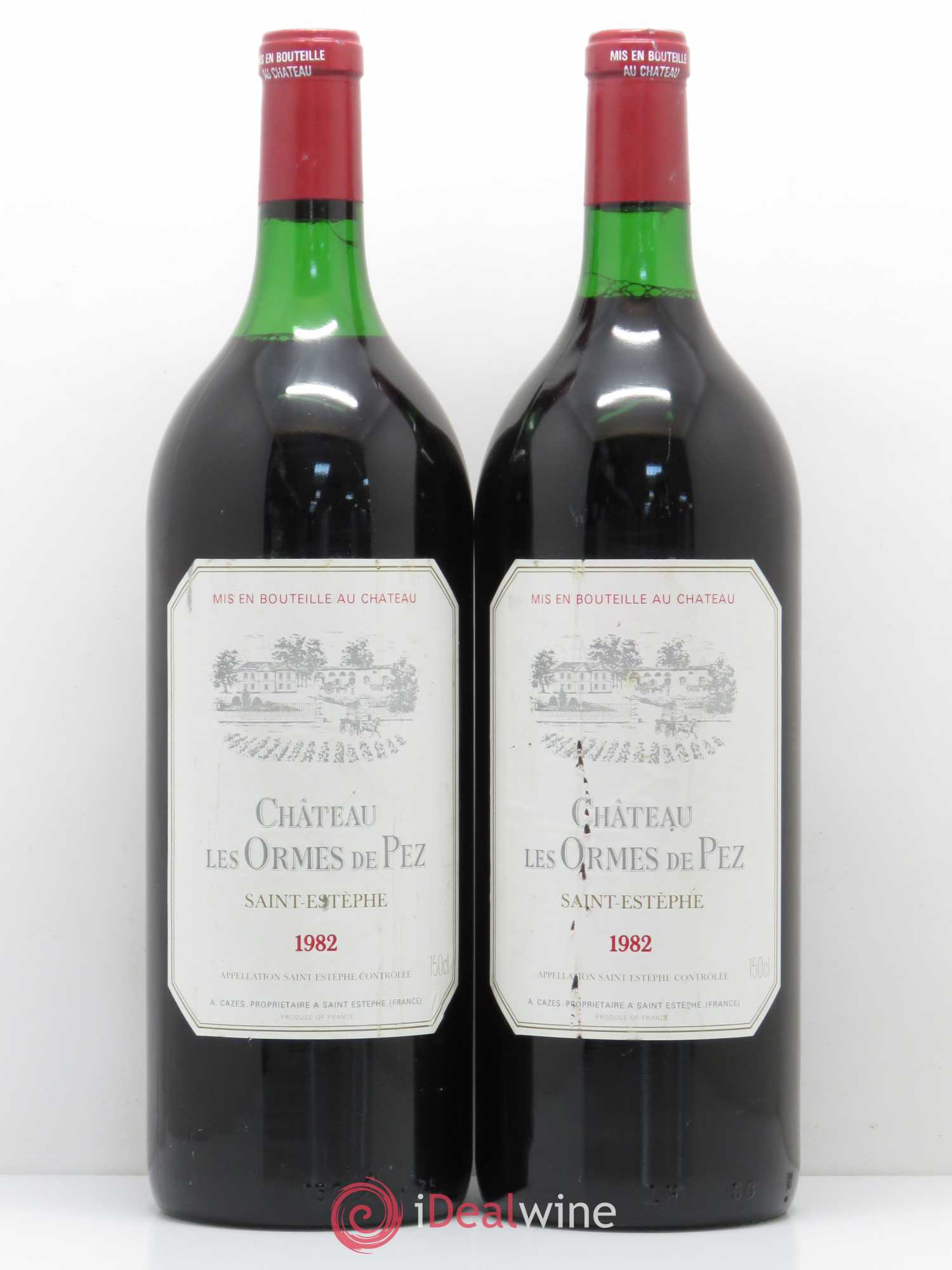 Château les Ormes de Pez 1982 - Lot de 2 magnums - 0