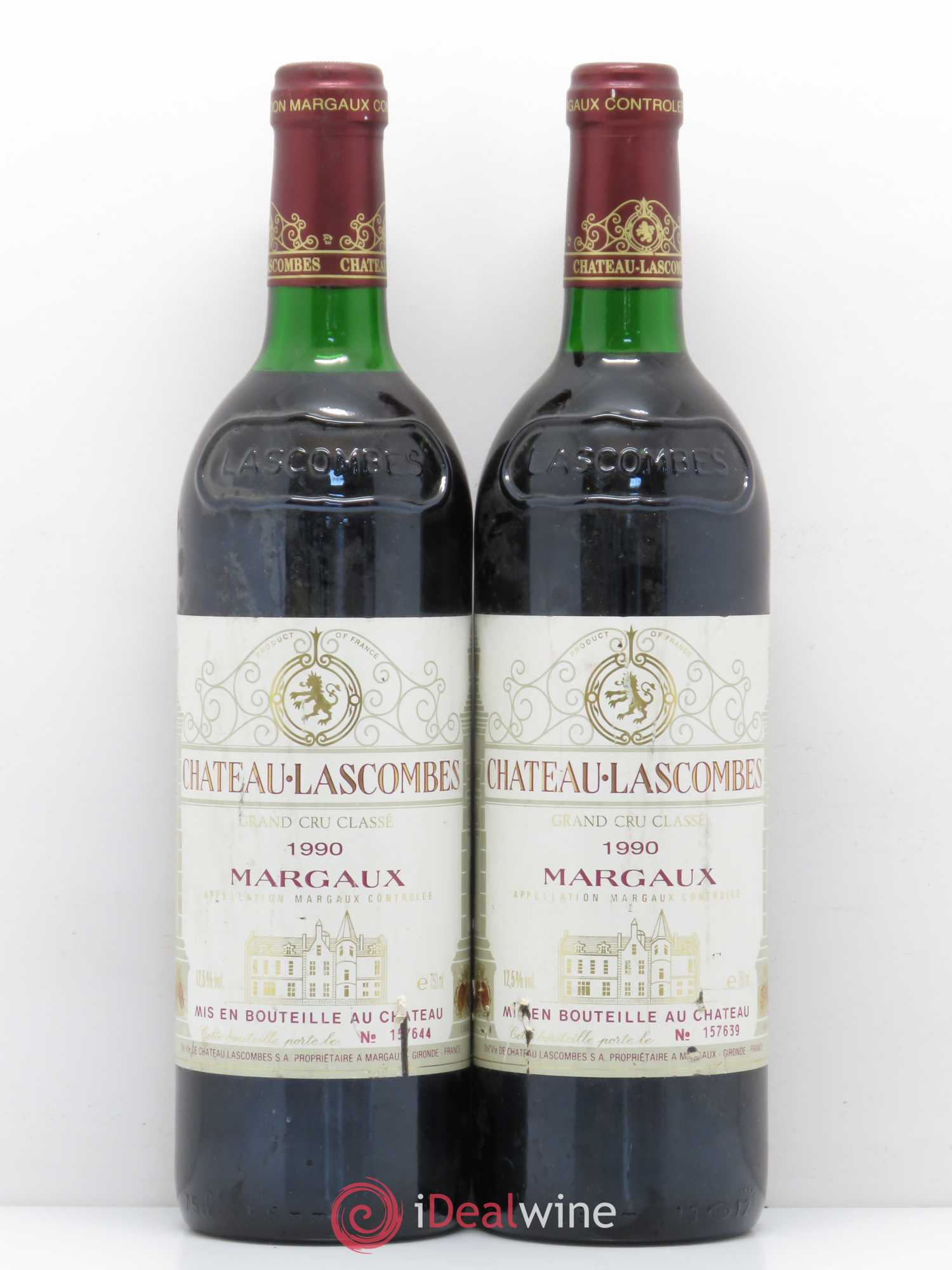 Château Lascombes 2ème Grand Cru Classé 1990 - Lot de 2 bouteilles - 0