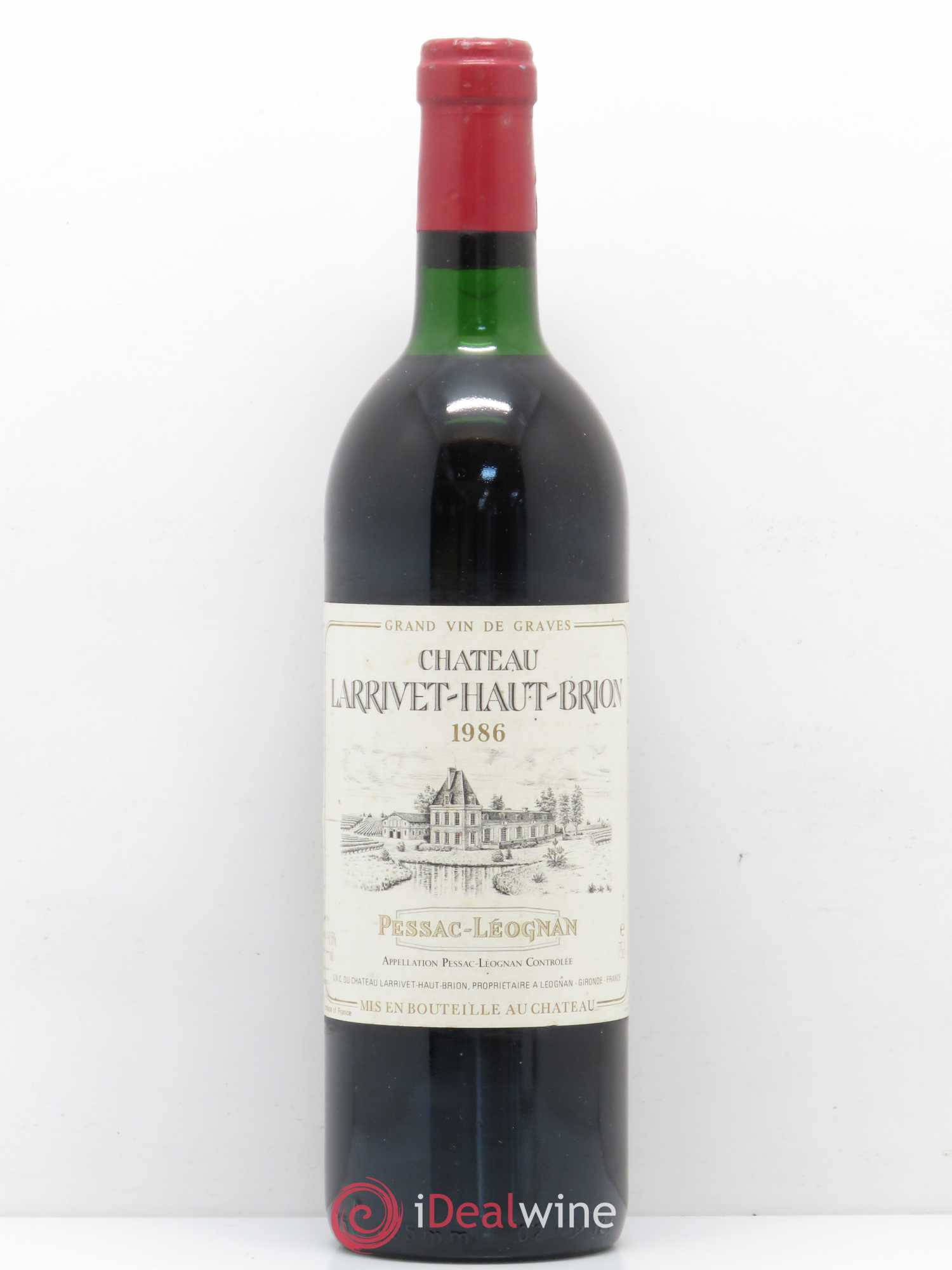 Château Larrivet Haut-Brion 1986 - Lot de 1 bouteille - 0