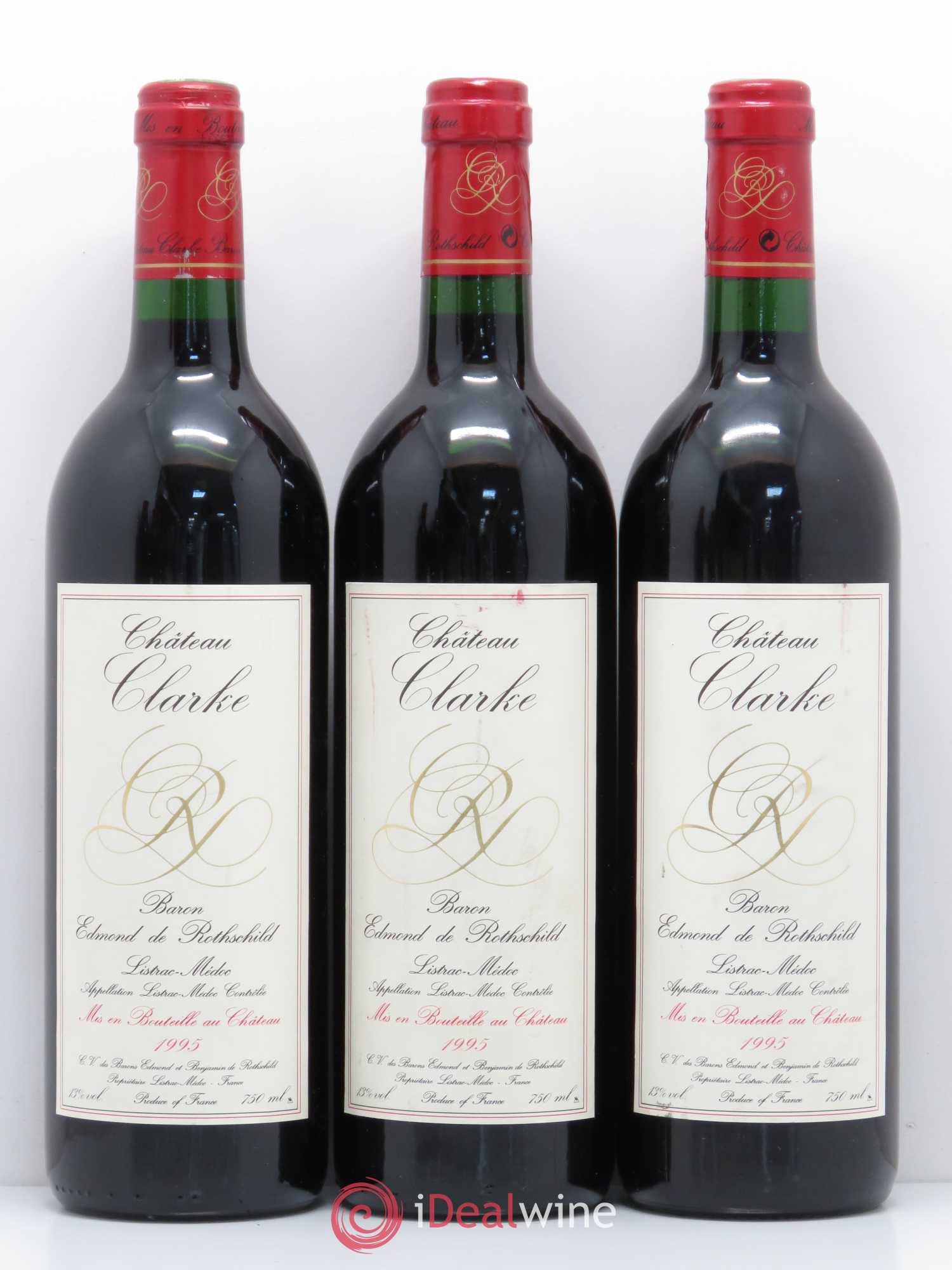 Château Clarke 1995 - Lot de 6 bouteilles - 2