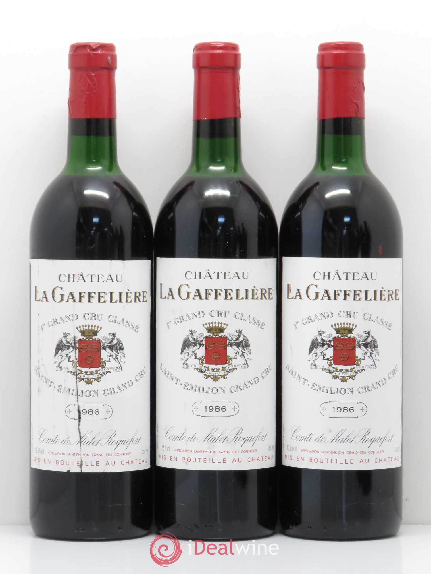 Château la Gaffelière 1er Grand Cru Classé B 1986 - Lot de 6 bouteilles - 1