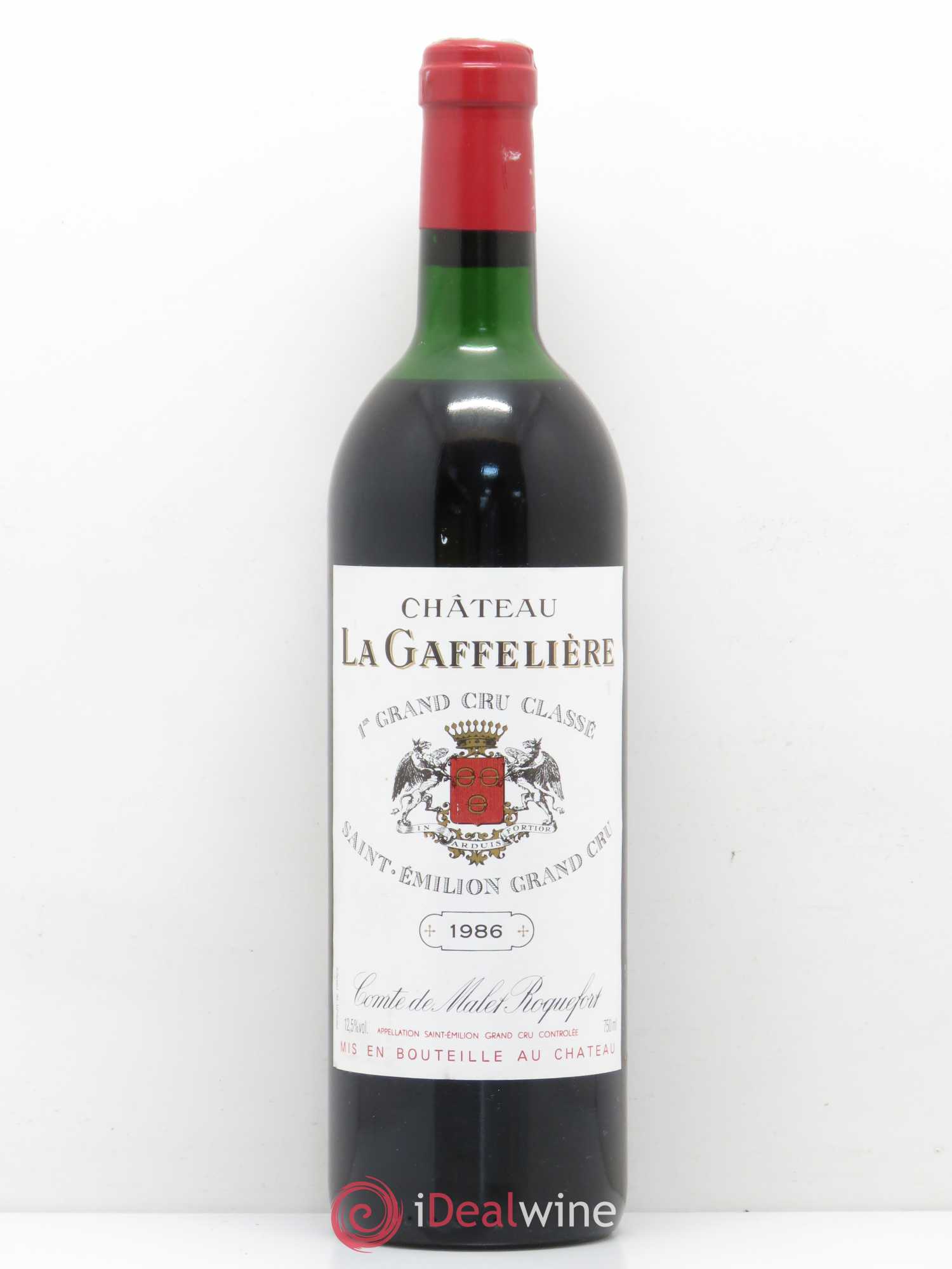 Château la Gaffelière 1er Grand Cru Classé B 1986 - Lot de 1 bouteille - 0