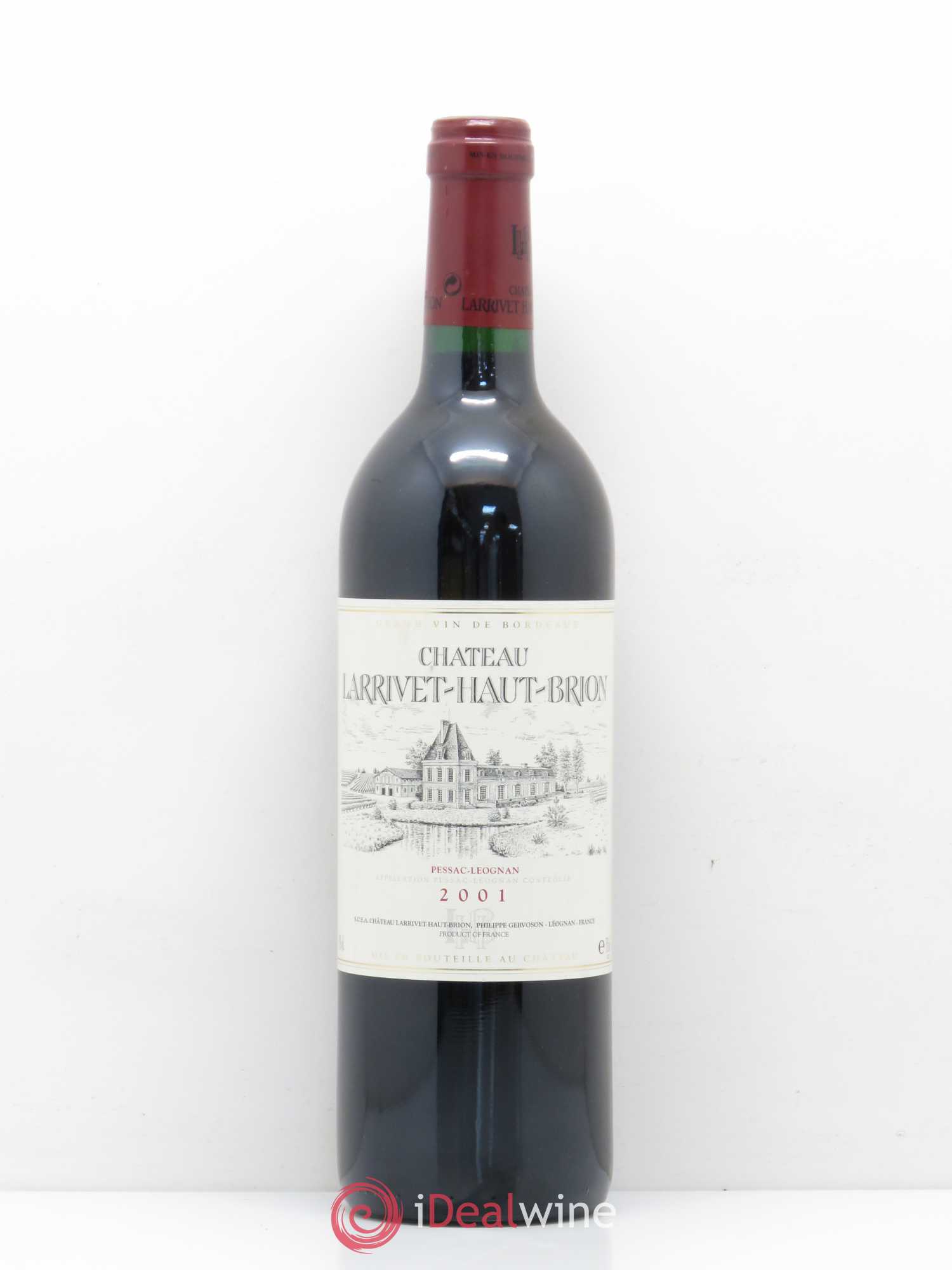 Château Larrivet Haut-Brion 2001 - Lot de 1 bouteille - 0
