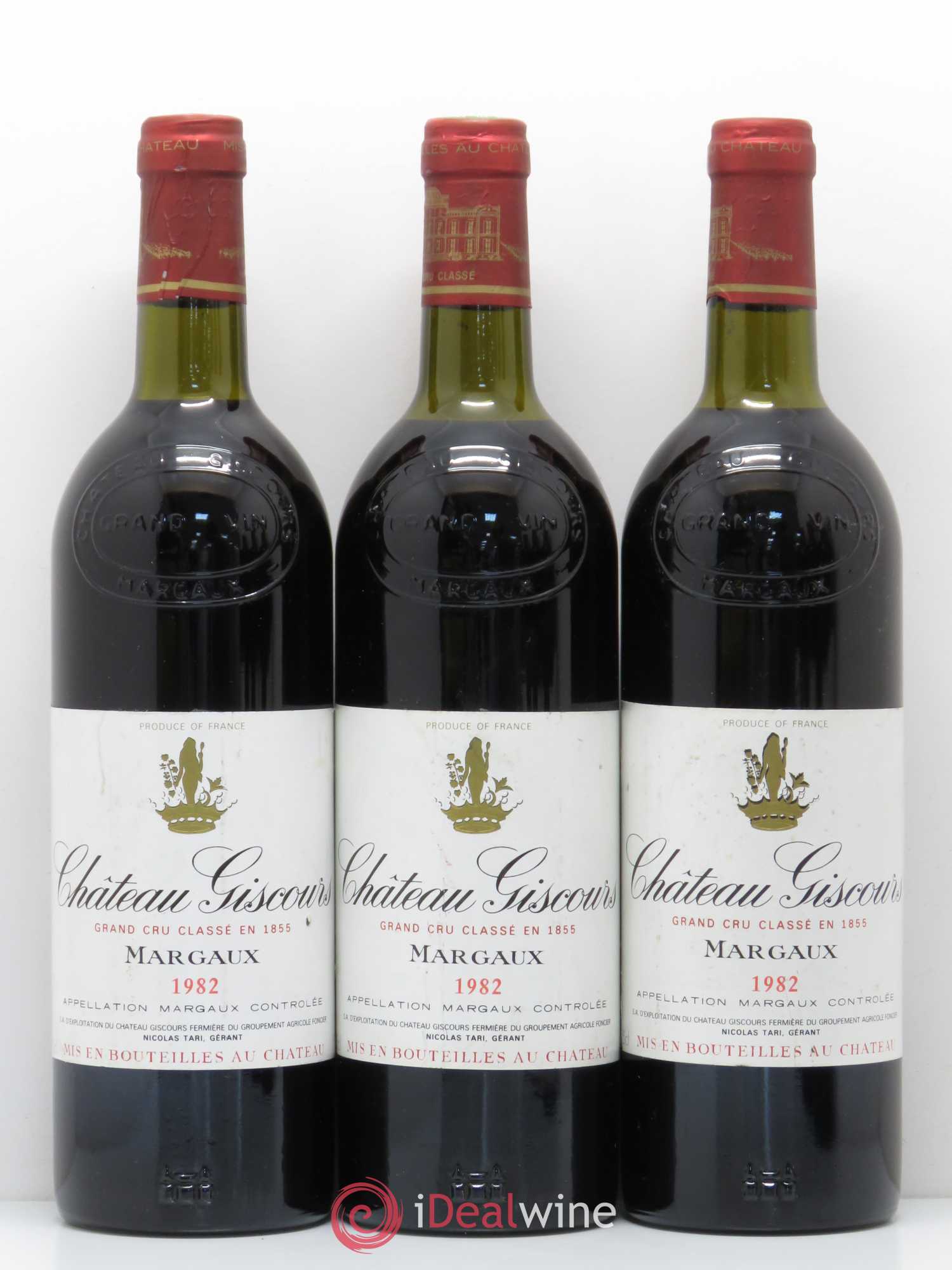 Château Giscours 3ème Grand Cru Classé 1982 - Lot de 6 bouteilles - 1