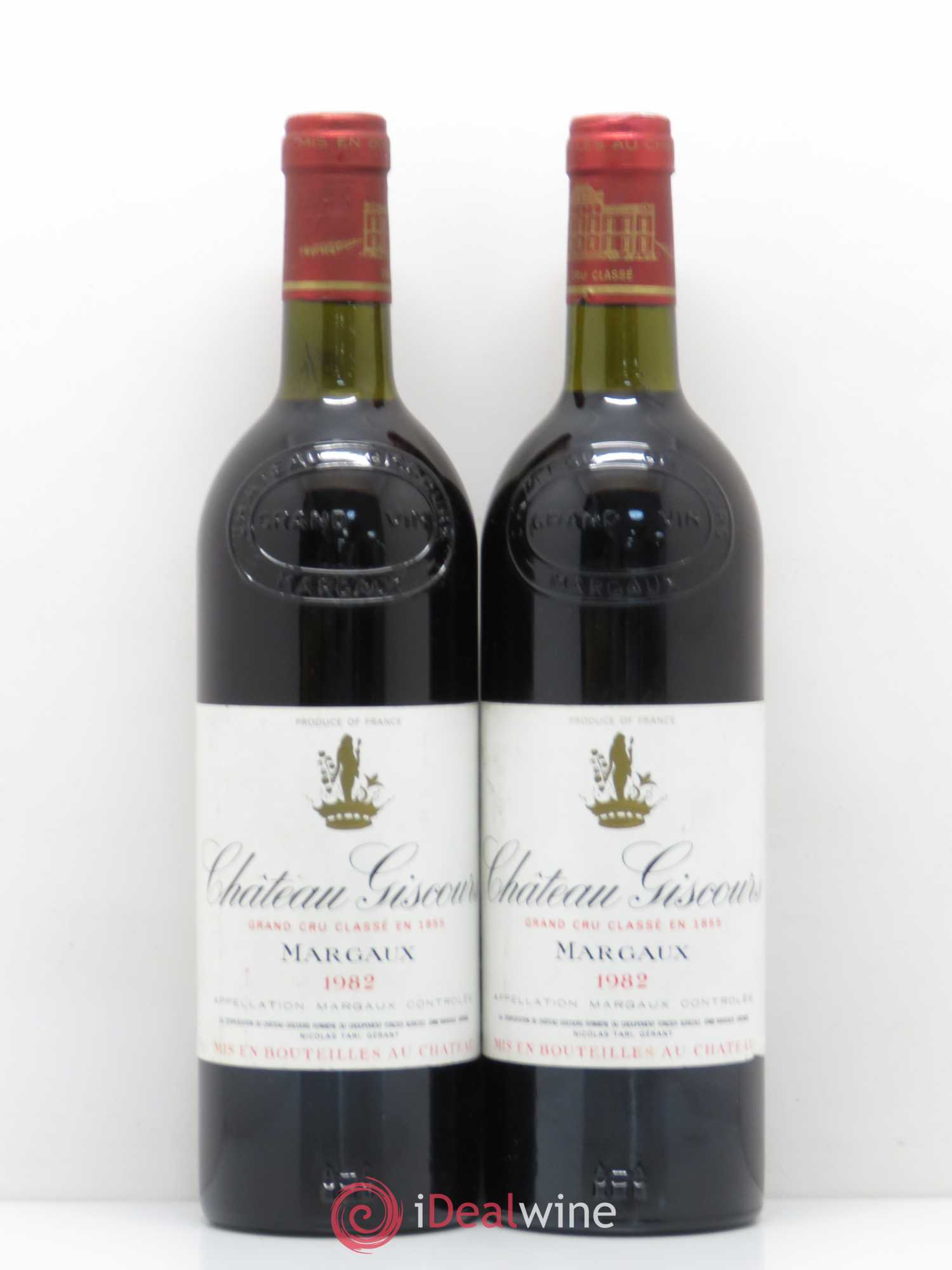 Château Giscours 3ème Grand Cru Classé 1982 - Lot de 2 bouteilles - 0