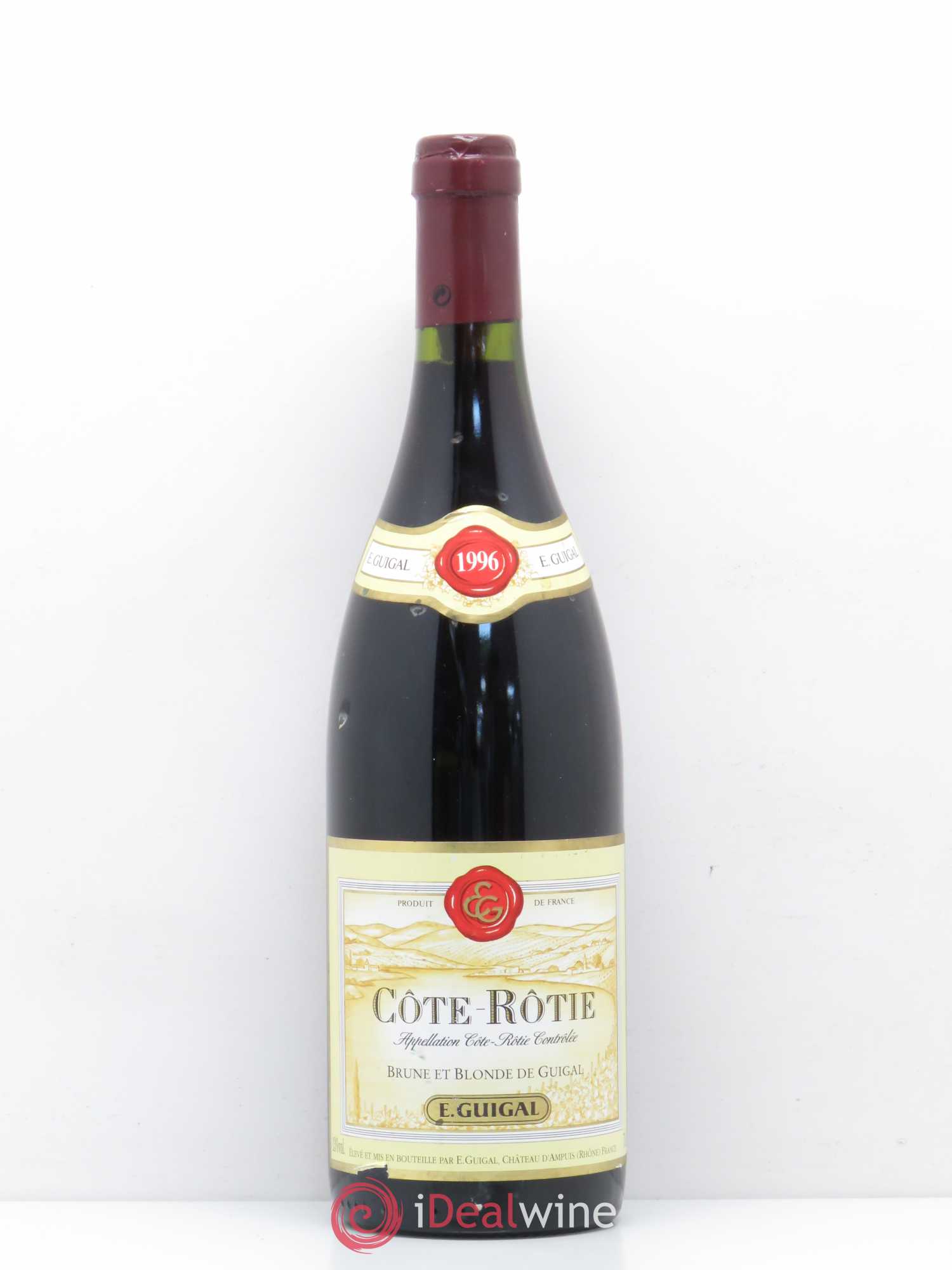 Côte-Rôtie Côtes Brune et Blonde Guigal 1996 - Lot de 1 bouteille - 0