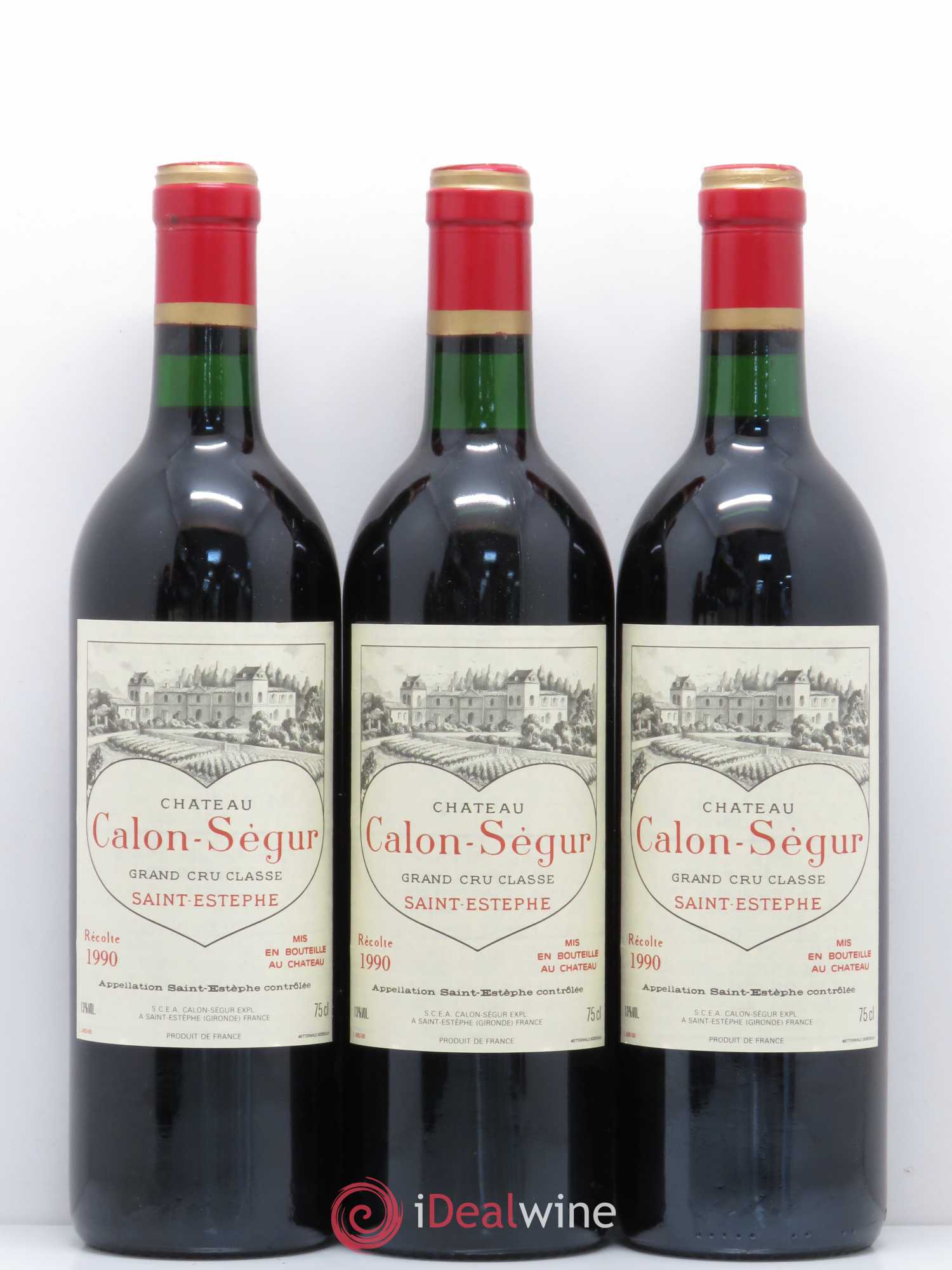 Château Calon Ségur 3ème Grand Cru Classé 1990 - Lot de 6 bouteilles - 2