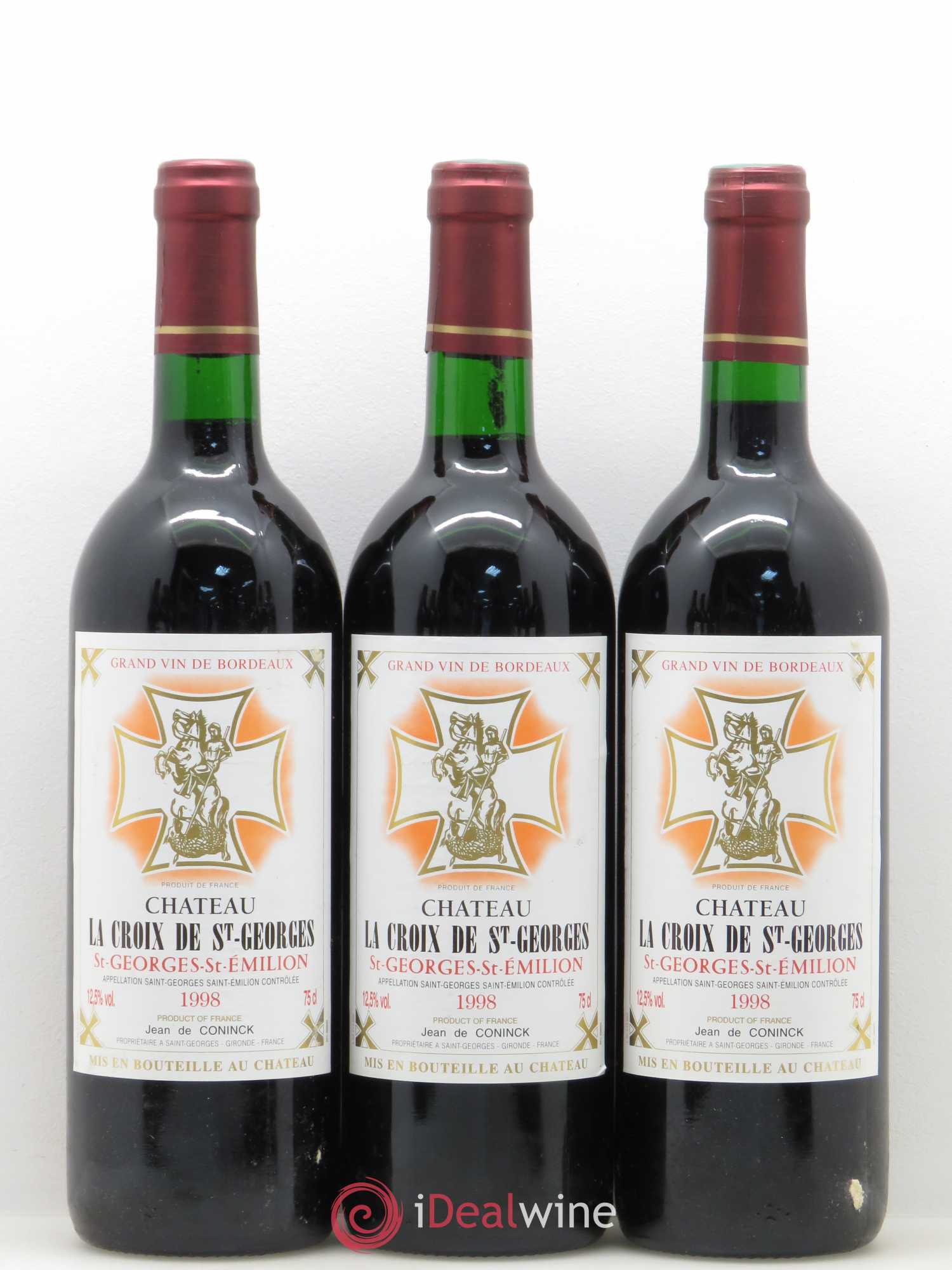 Château la Croix Saint-Georges (sans prix de réserve) 1998 - Lot de 12 bouteilles - 2