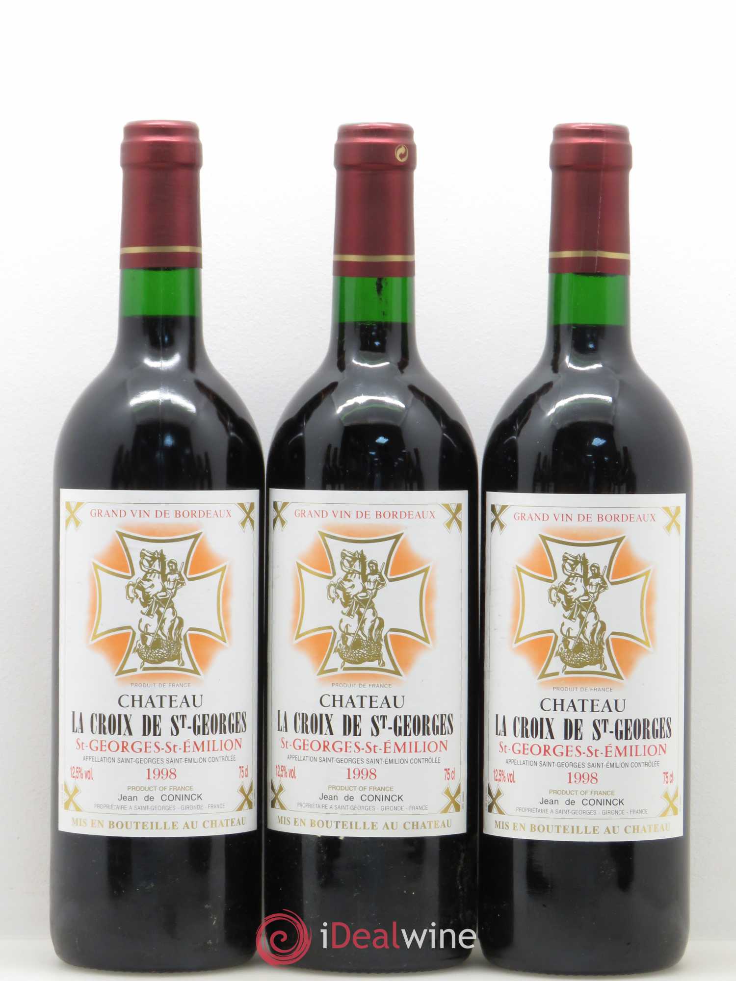 Château la Croix Saint-Georges (sans prix de réserve) 1998 - Lot de 12 bouteilles - 3