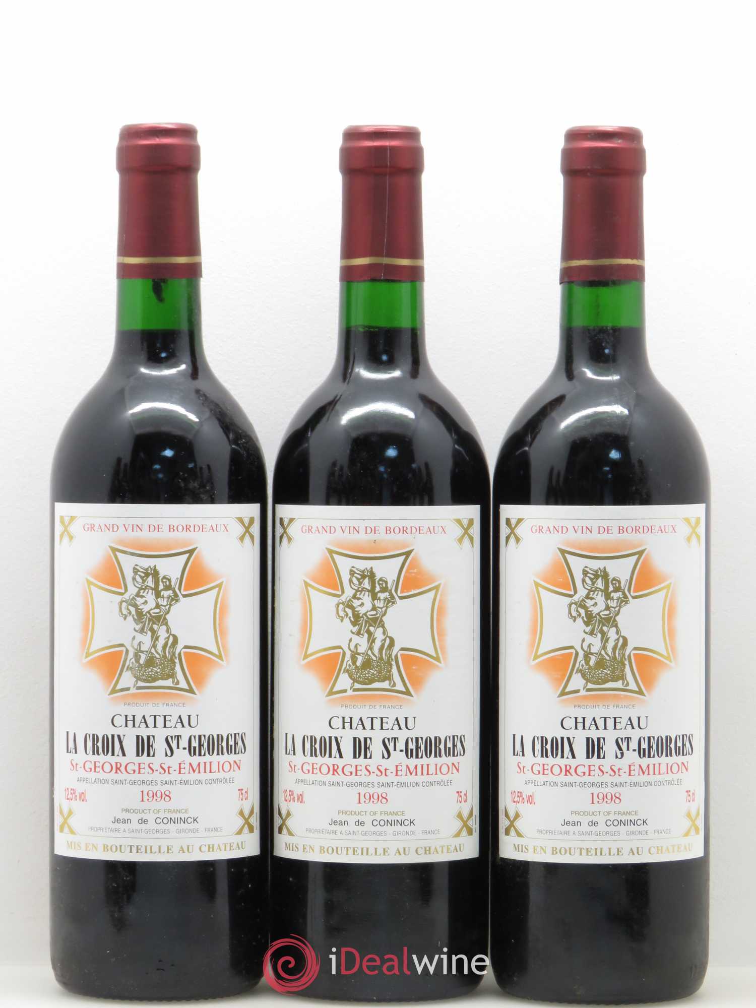 Château la Croix Saint-Georges (sans prix de réserve) 1998 - Lot de 12 bouteilles - 4