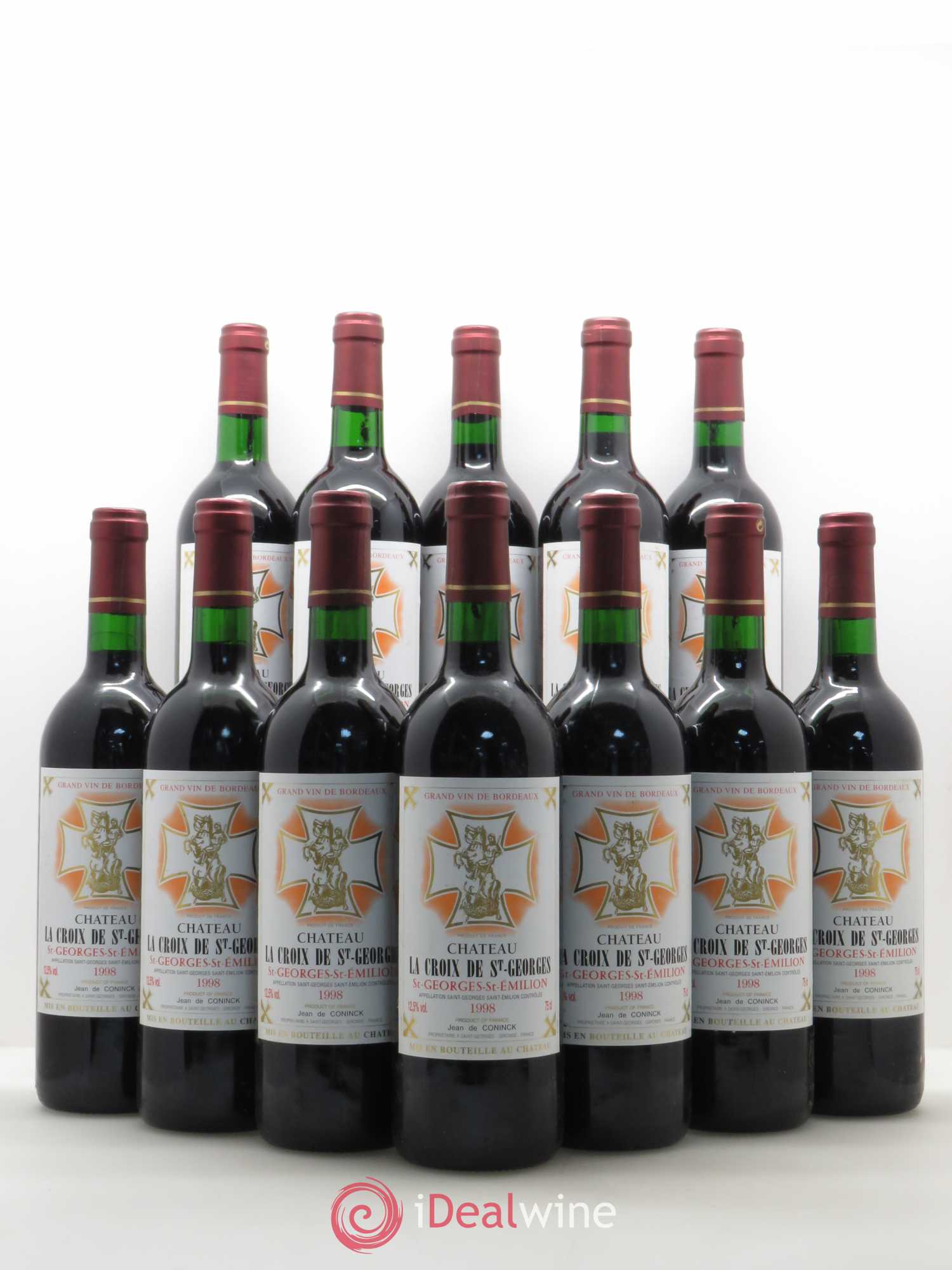 Château la Croix Saint-Georges (sans prix de réserve) 1998 - Lot de 12 bouteilles - 0