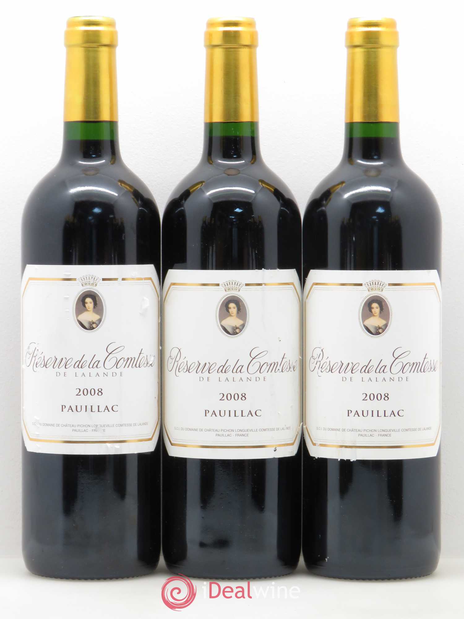 Réserve de la Comtesse Second Vin 2008 - Lot de 12 bouteilles - 1