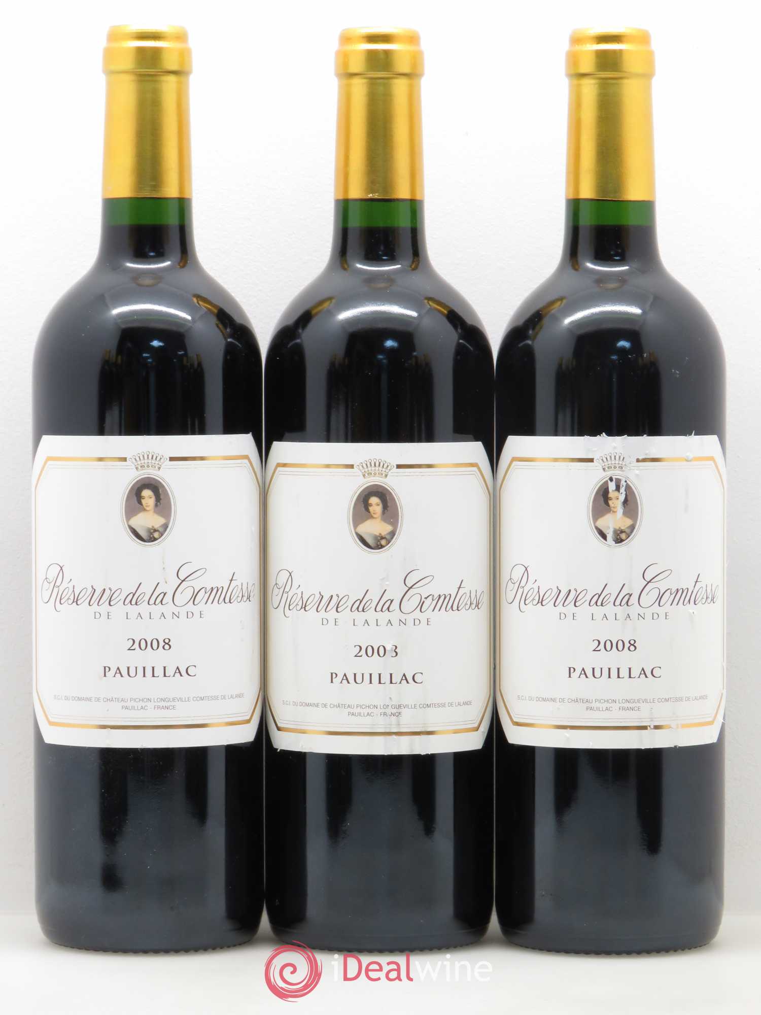 Réserve de la Comtesse Second Vin 2008 - Lot de 12 bouteilles - 4