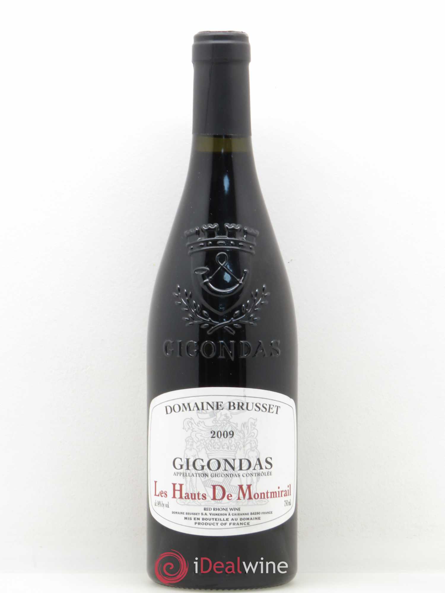 Gigondas Les Hauts de Montmirail Domaine Brusset 2009 - Posten von 1 Flasche - 0