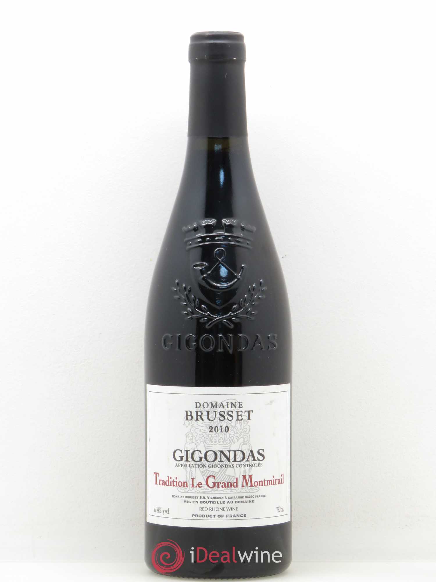 Gigondas Tradition Le Grand Montmirail Domaine Brusset 2010 - Lot de 1 bouteille - 0