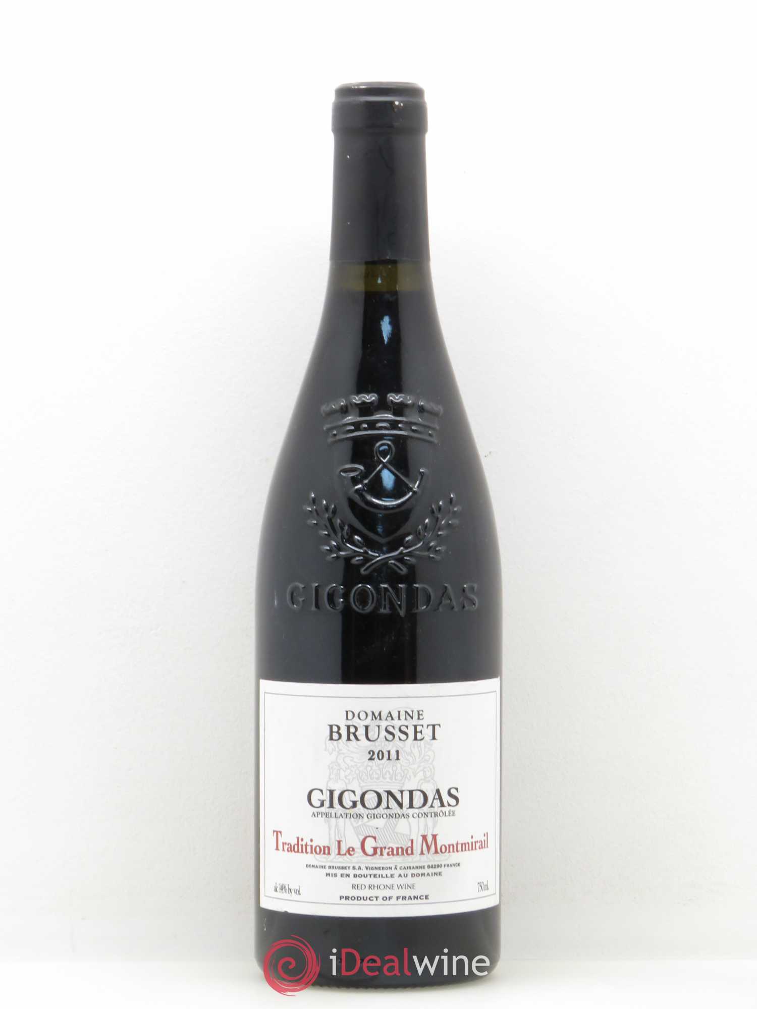 Gigondas Tradition Le Grand Montmirail Domaine Brusset 2011 - Lot de 1 bouteille - 0