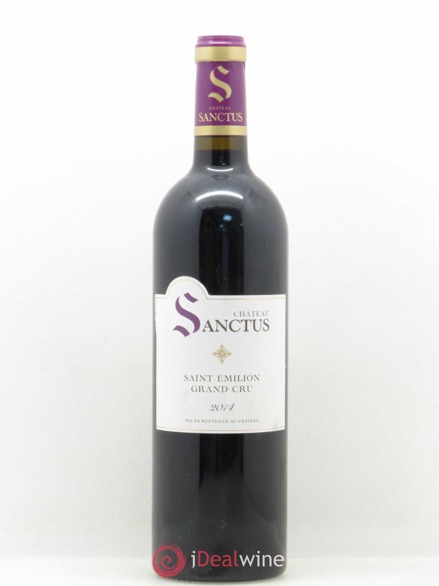 Saint-Émilion Grand Cru Château Sanctus (sans prix de réserve) 2014 - Posten von 1 Flasche - 0