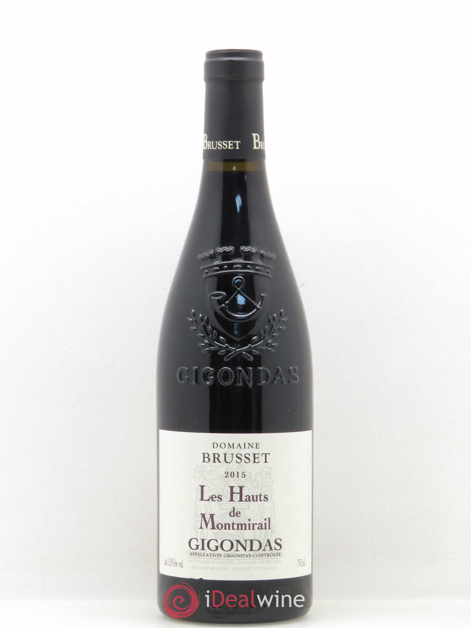 Gigondas Les Hauts de Montmirail Domaine Brusset (sans prix de réserve) 2015 - Posten von 1 Flasche - 0